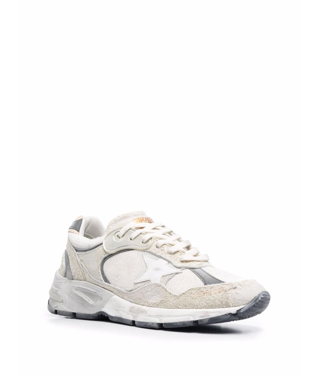 GOLDEN GOOSE DELUXE BRAND Белые замшевые кроссовки, фото 4