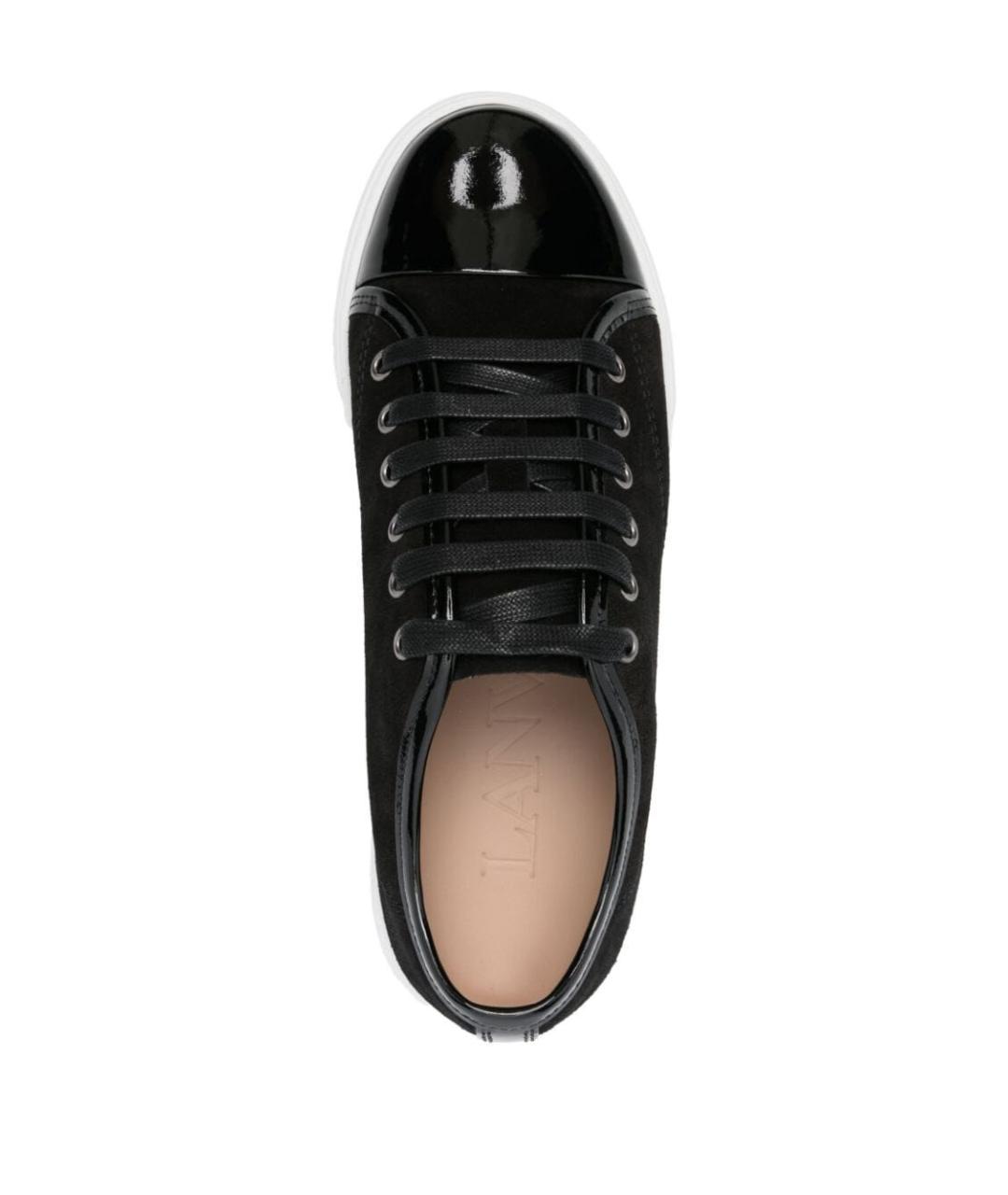LANVIN Черные кеды, фото 2