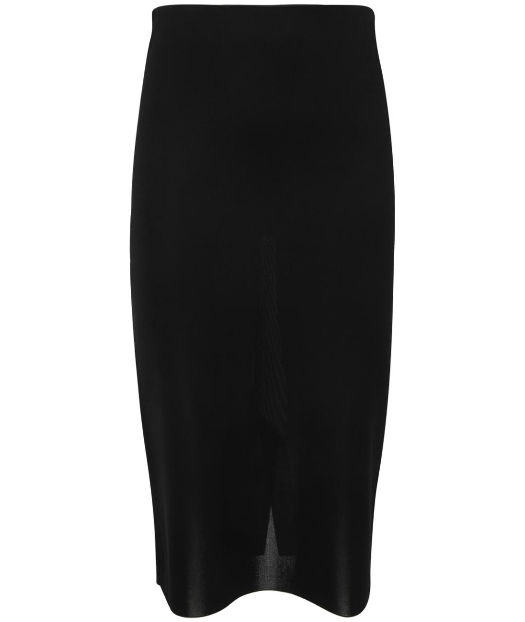 TOM FORD Черная полиэстеровая юбка миди, фото 1