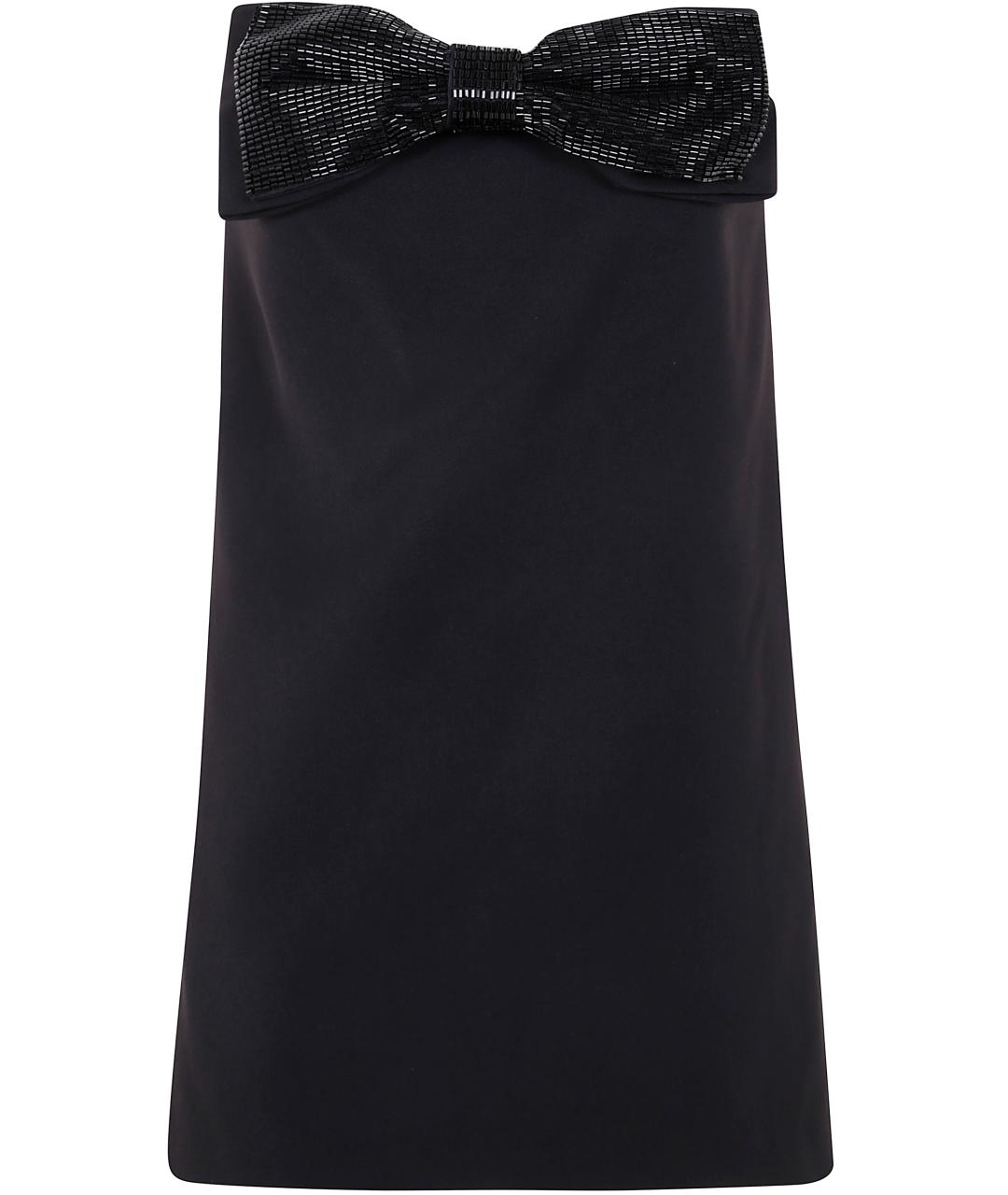 SELF-PORTRAIT Темно-синее полиэстеровое повседневное платье, фото 1