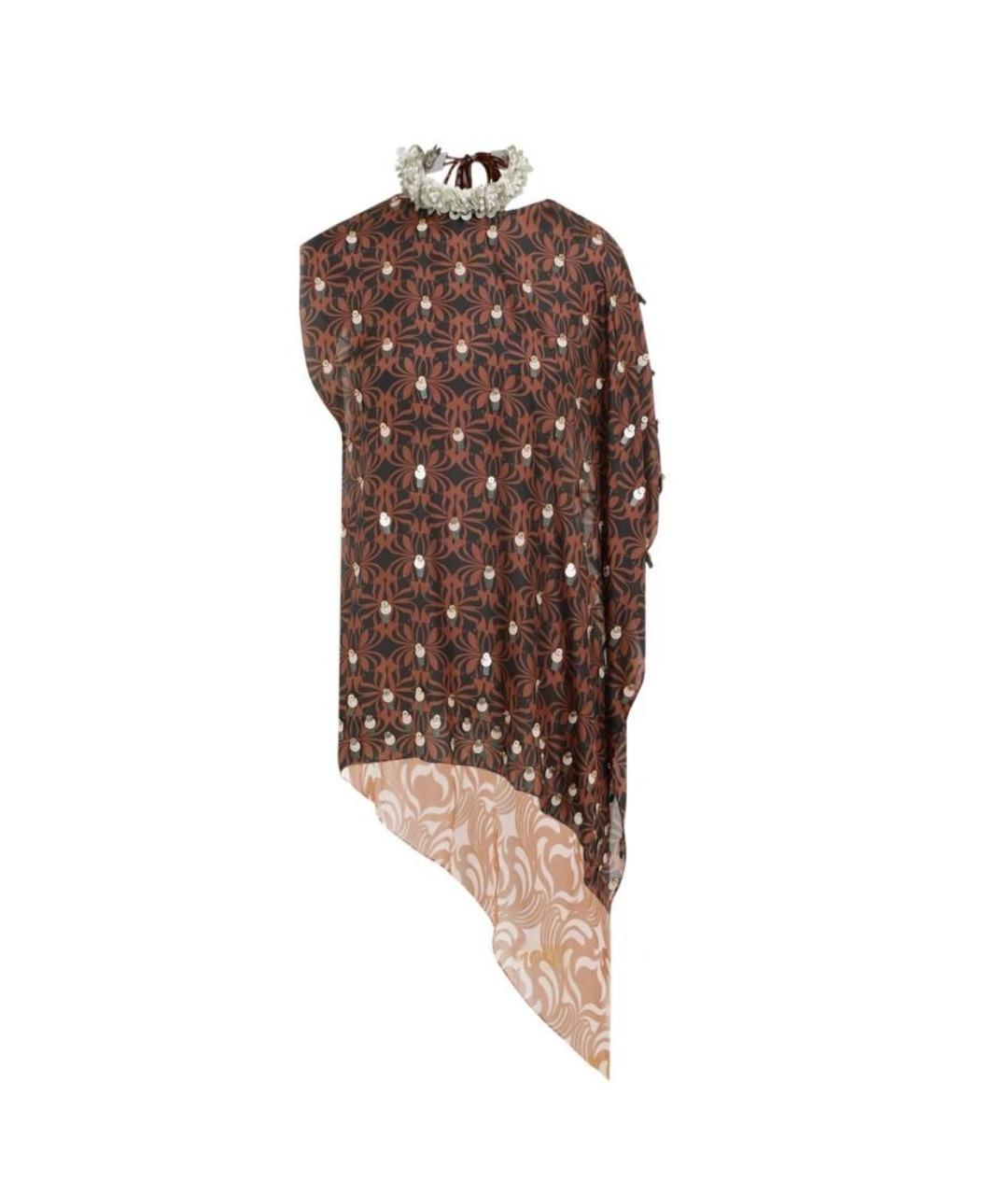 DRIES VAN NOTEN Мульти шелковая блузы, фото 1