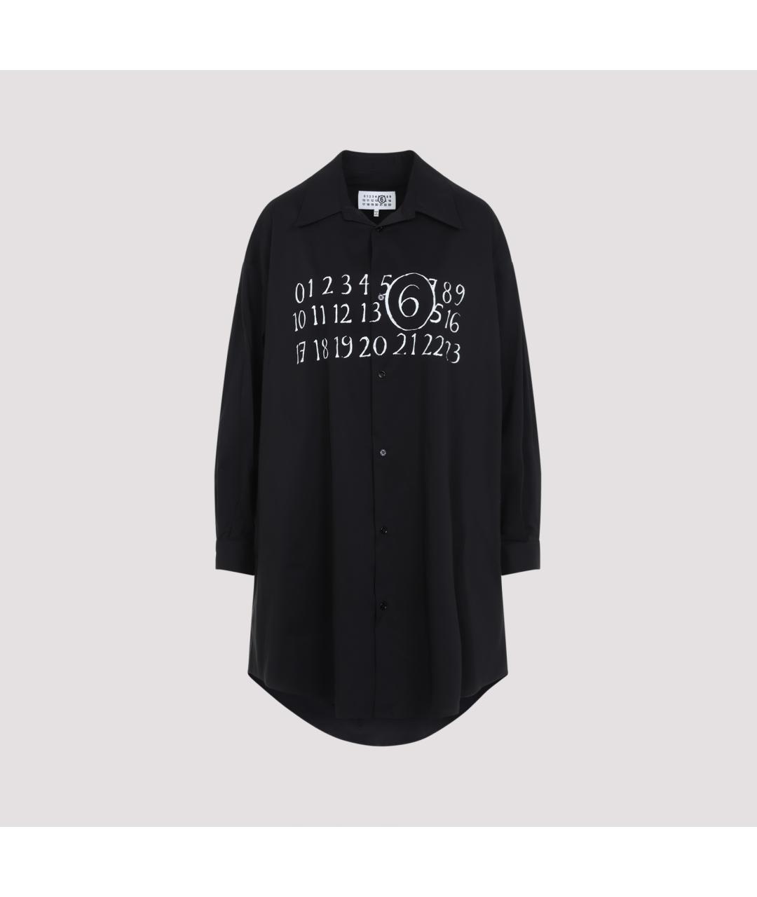 MM6 MAISON MARGIELA Черное повседневное платье, фото 2