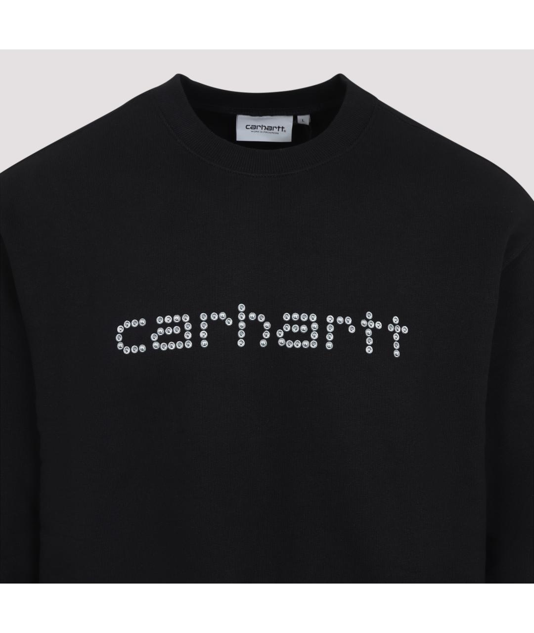 CARHARTT WIP Черный хлопковый джемпер / свитер, фото 2