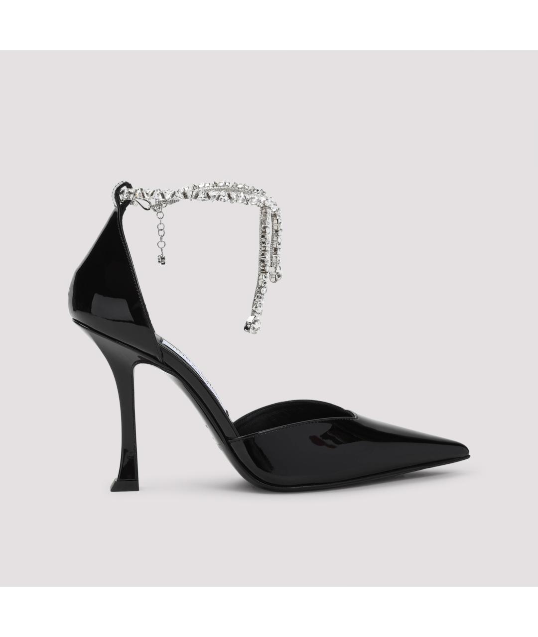 JIMMY CHOO Черные туфли из лакированной кожи, фото 2