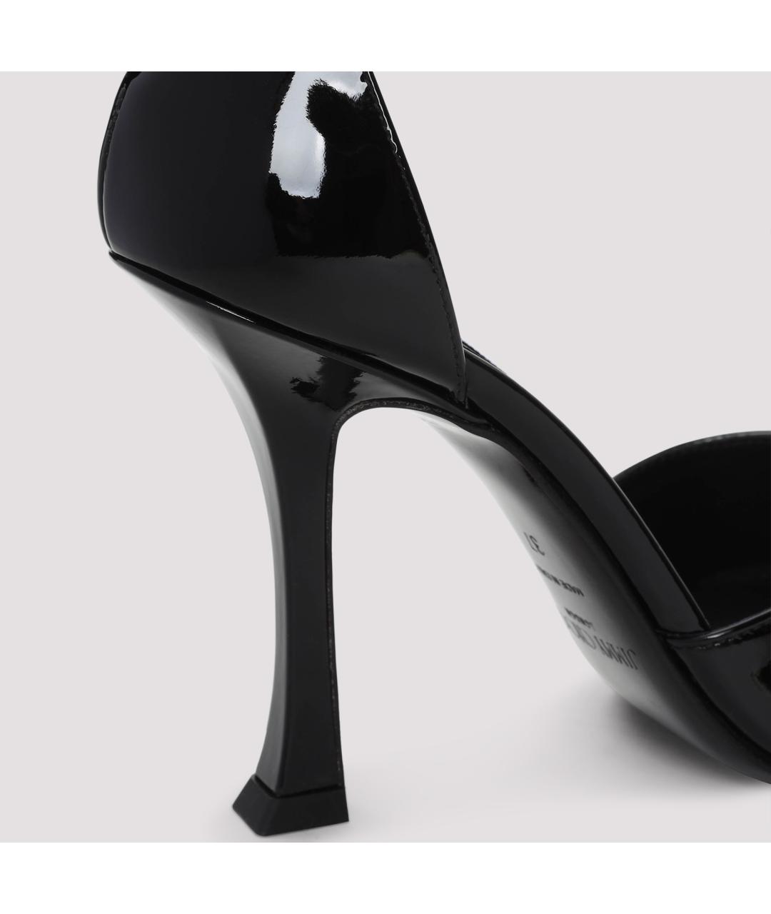 JIMMY CHOO Черные туфли из лакированной кожи, фото 4