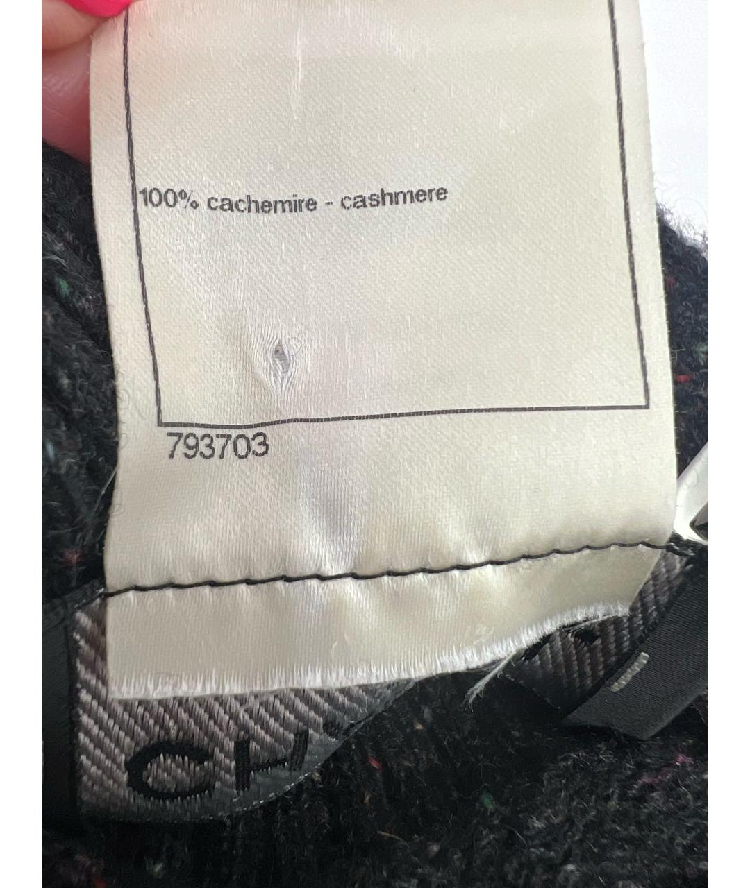 CHANEL Коричневое кашемировое повседневное платье, фото 3