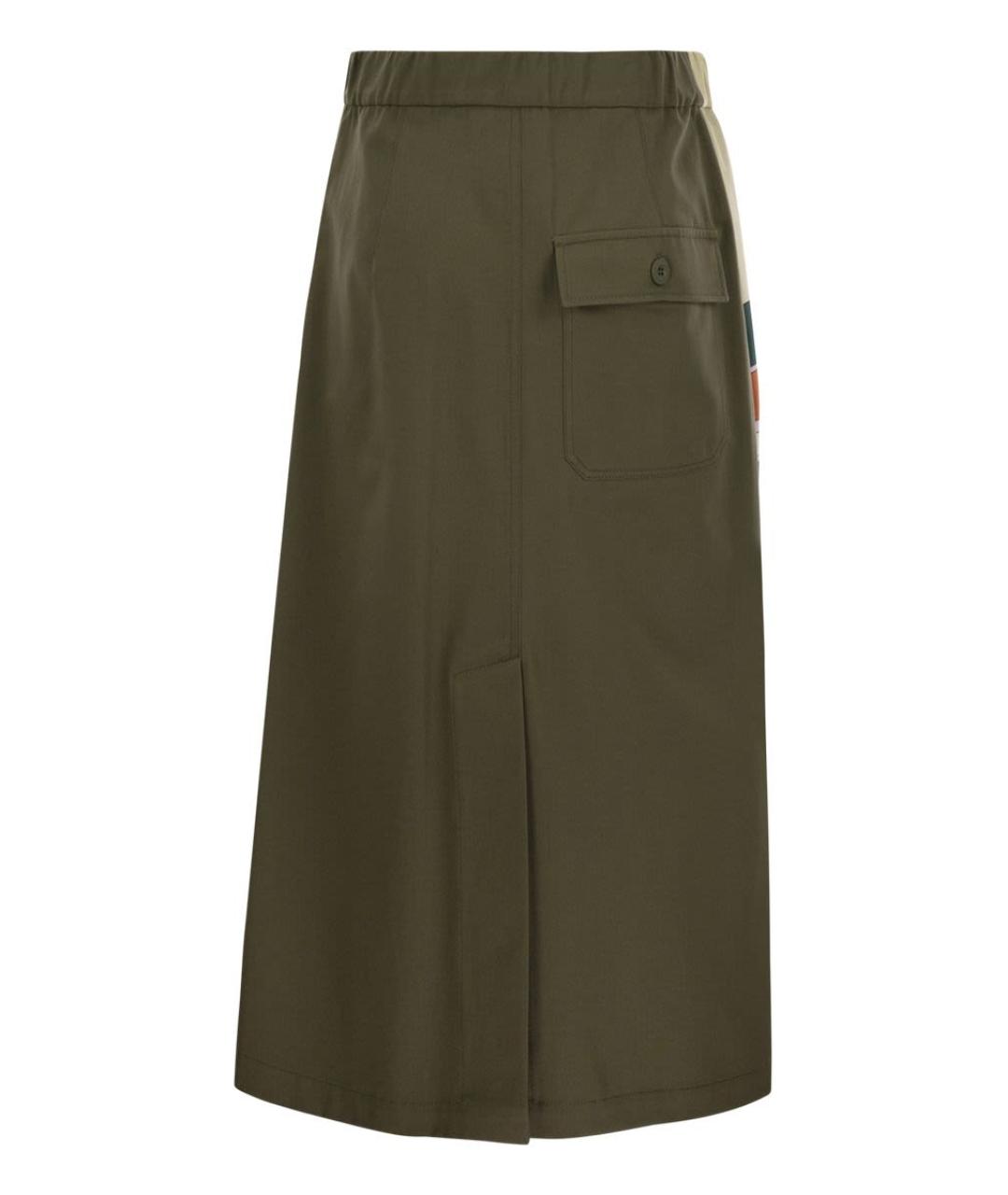 WEEKEND MAX MARA Мульти хлопковая юбка миди, фото 2