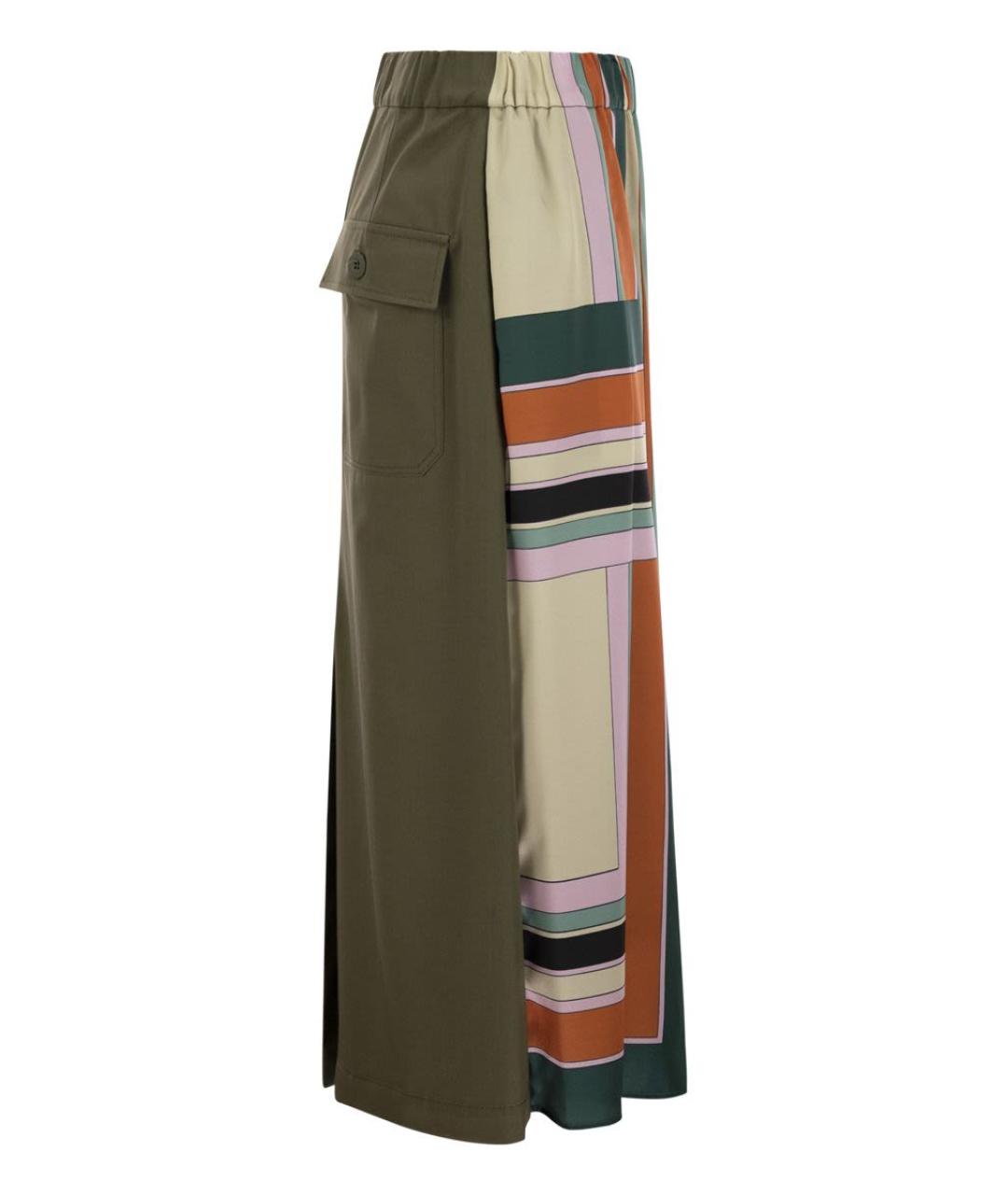 WEEKEND MAX MARA Мульти хлопковая юбка миди, фото 3