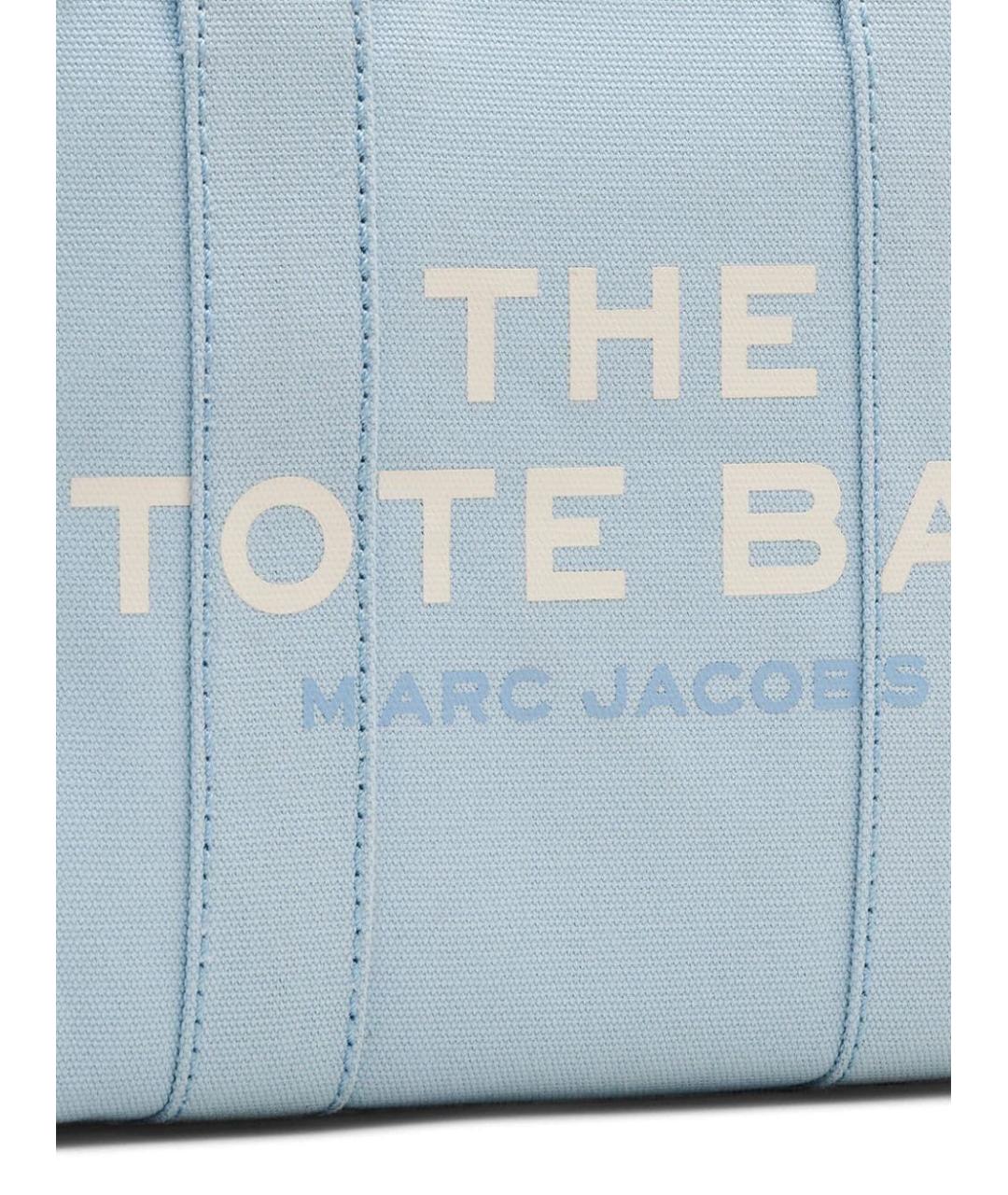MARC JACOBS Голубая хлопковая сумка тоут, фото 5