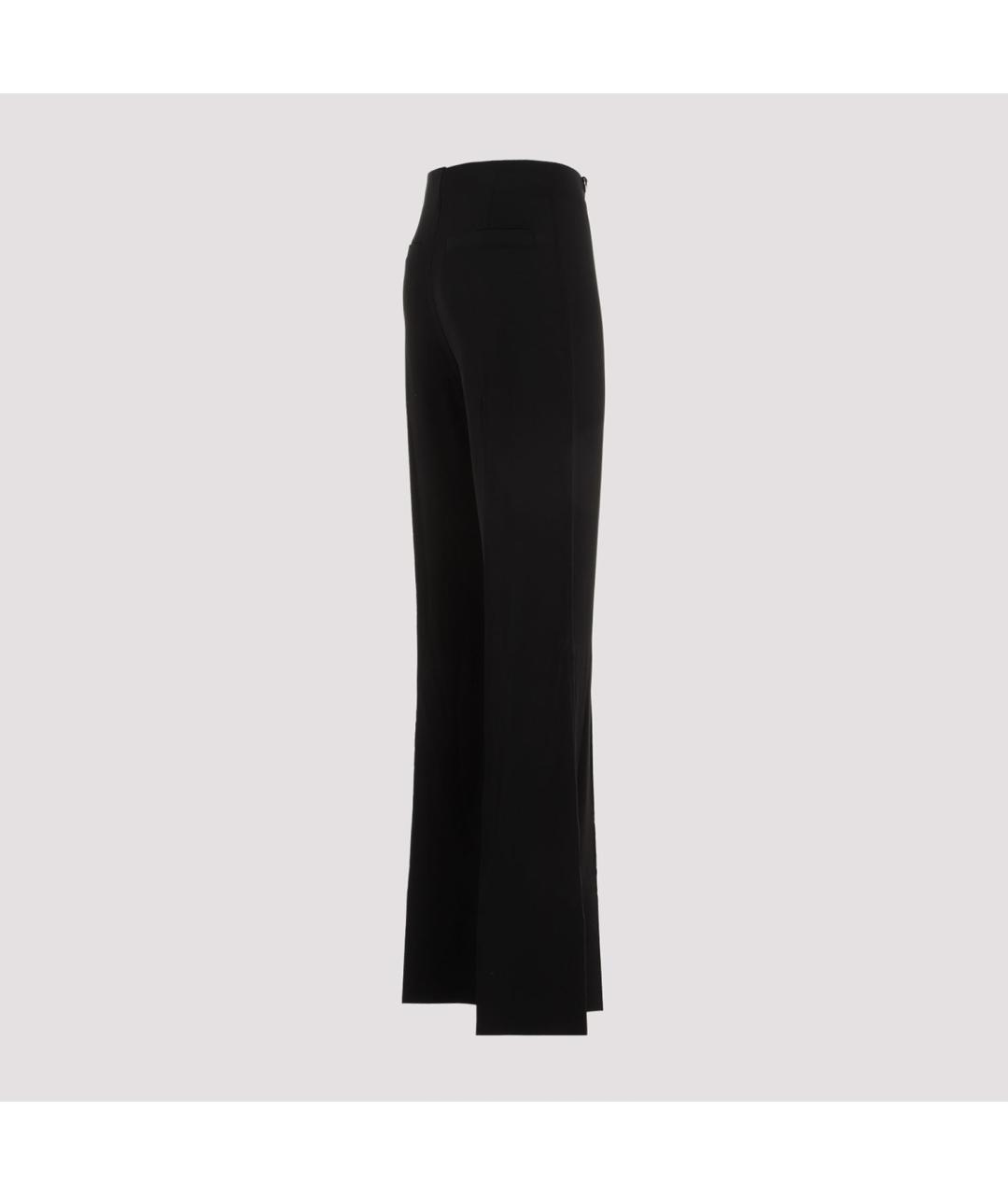 JACQUEMUS Черные ацетатные брюки широкие, фото 3