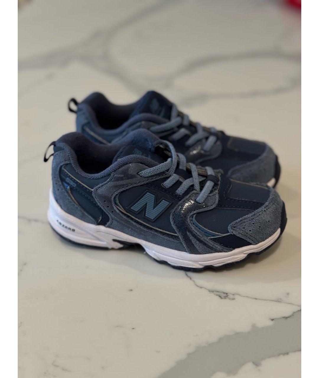 NEW BALANCE Синие замшевые кеды, фото 4