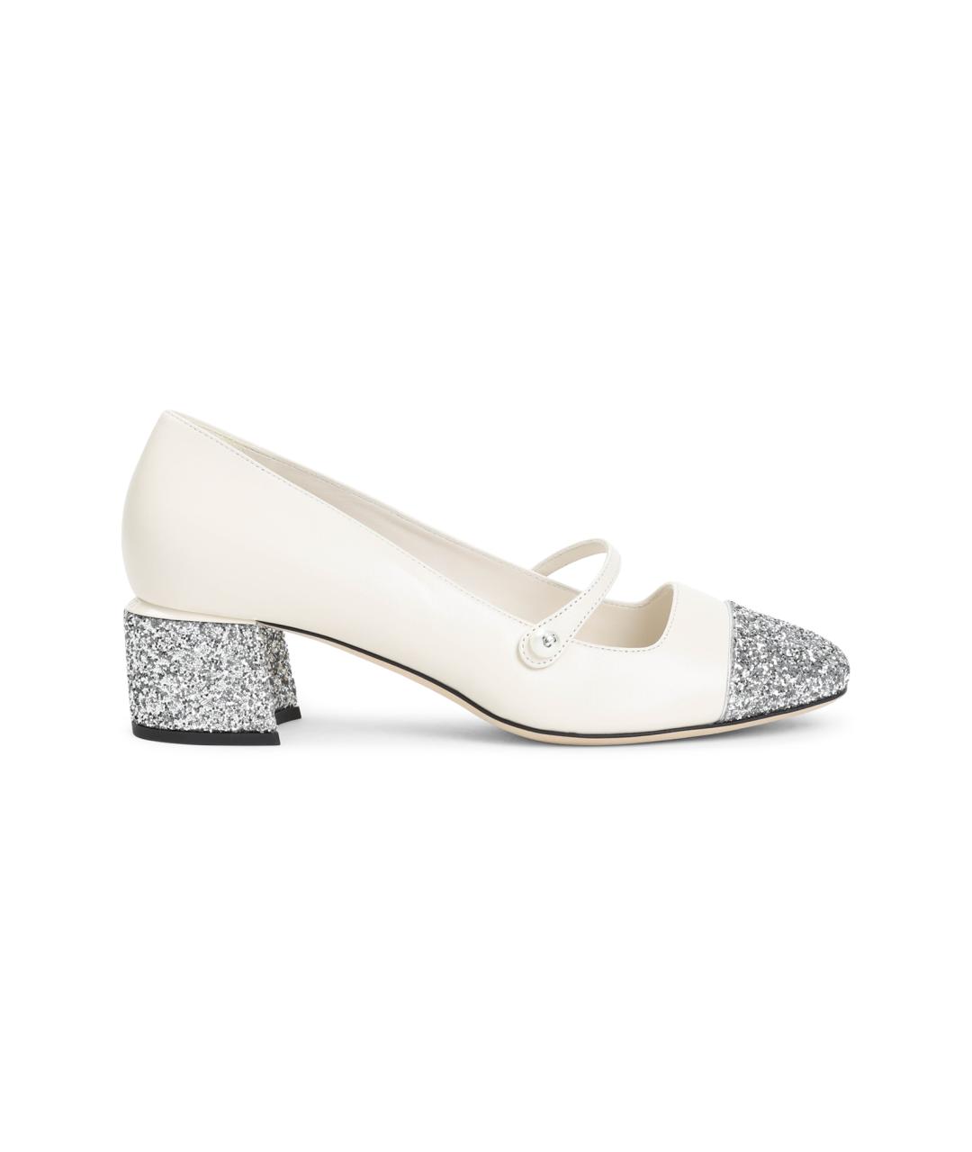 JIMMY CHOO Бежевые кожаные туфли, фото 1