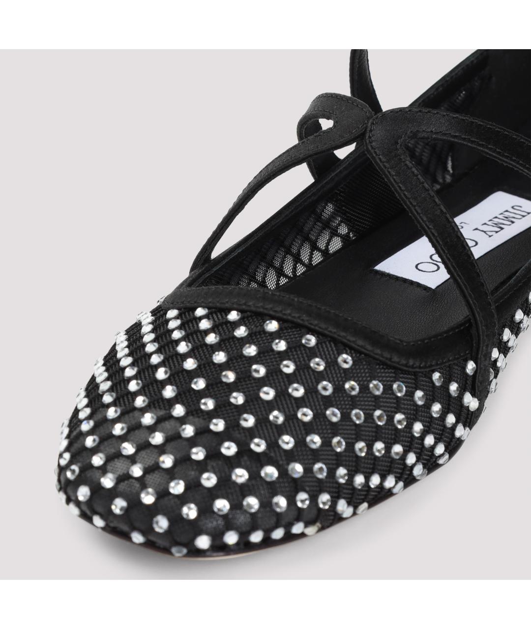 JIMMY CHOO Черные балетки, фото 5