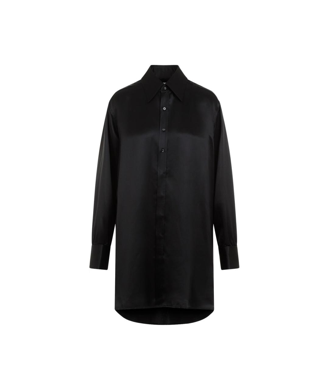 MAISON MARGIELA Черная шелковая рубашка, фото 1