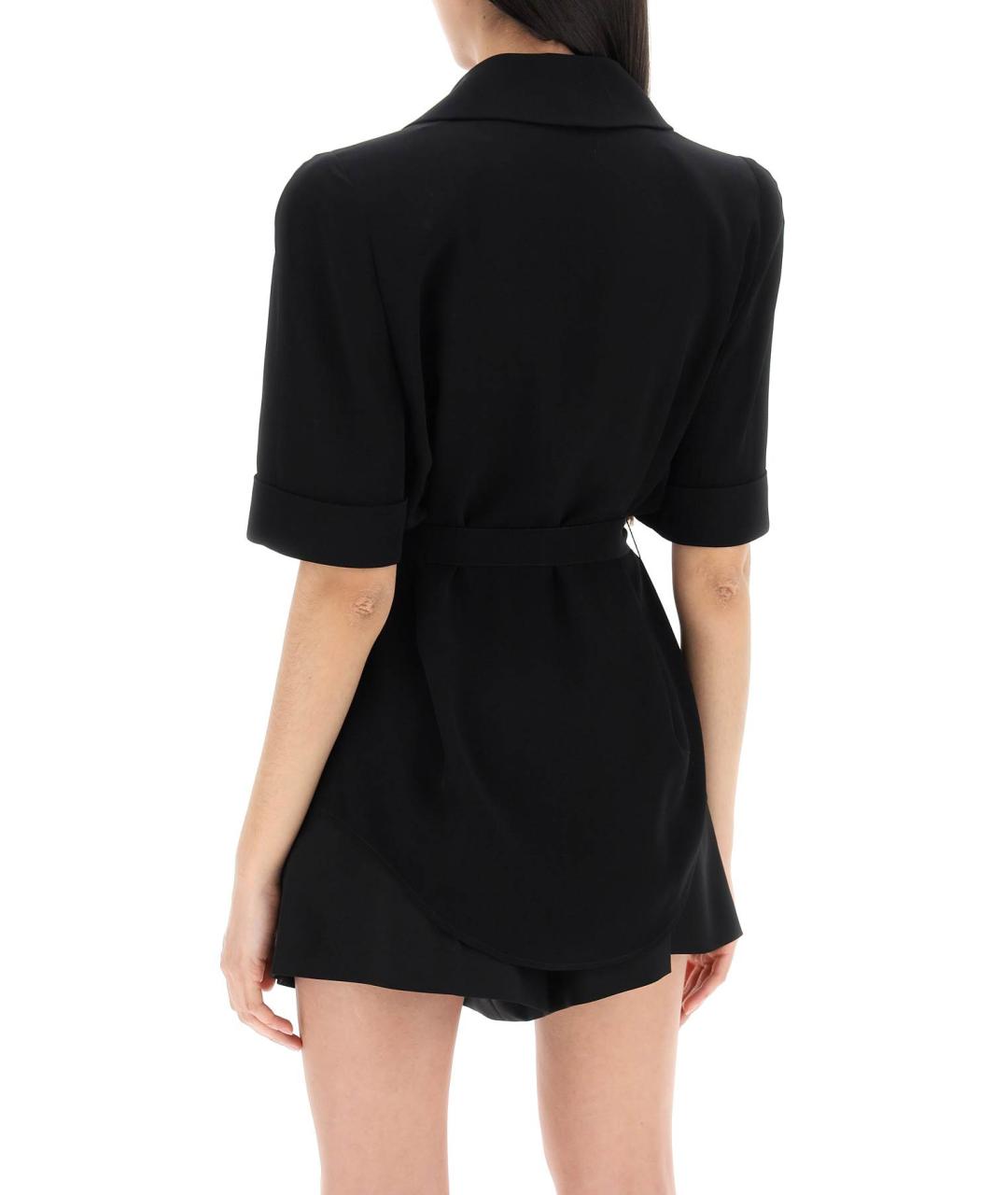 BALMAIN Черная вискозная рубашка, фото 3