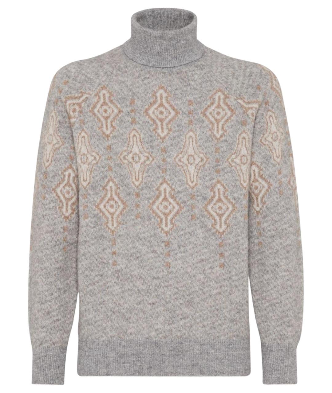 BRUNELLO CUCINELLI Серый джемпер / свитер, фото 1