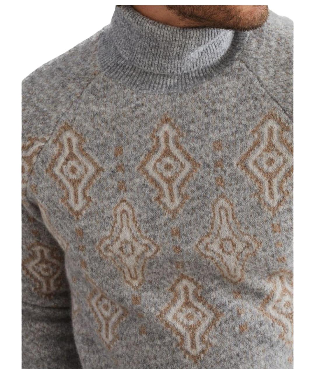 BRUNELLO CUCINELLI Серый джемпер / свитер, фото 3