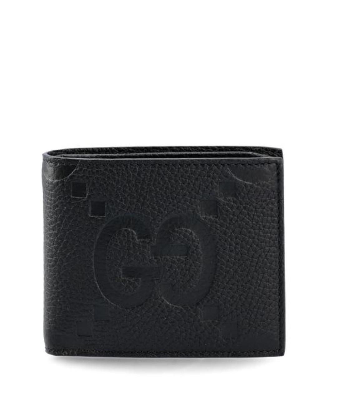GUCCI Черный кожаный кошелек, фото 1