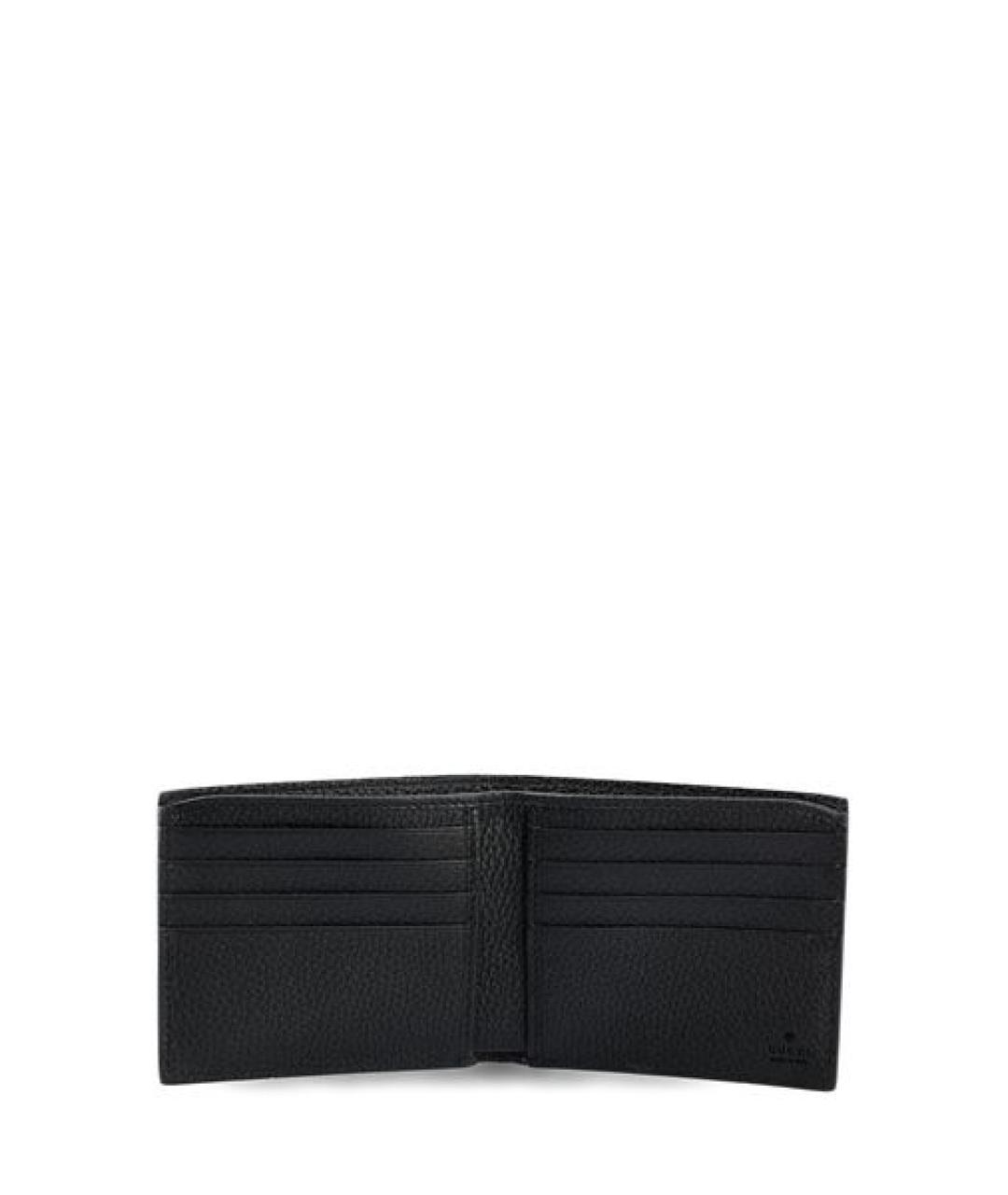 GUCCI Черный кожаный кошелек, фото 4
