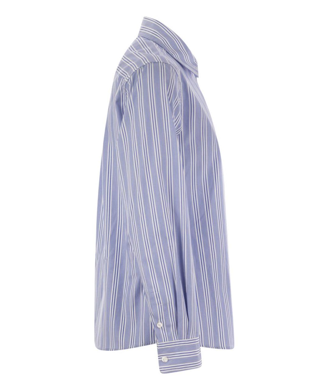 WEEKEND MAX MARA Голубая хлопковая рубашка, фото 3