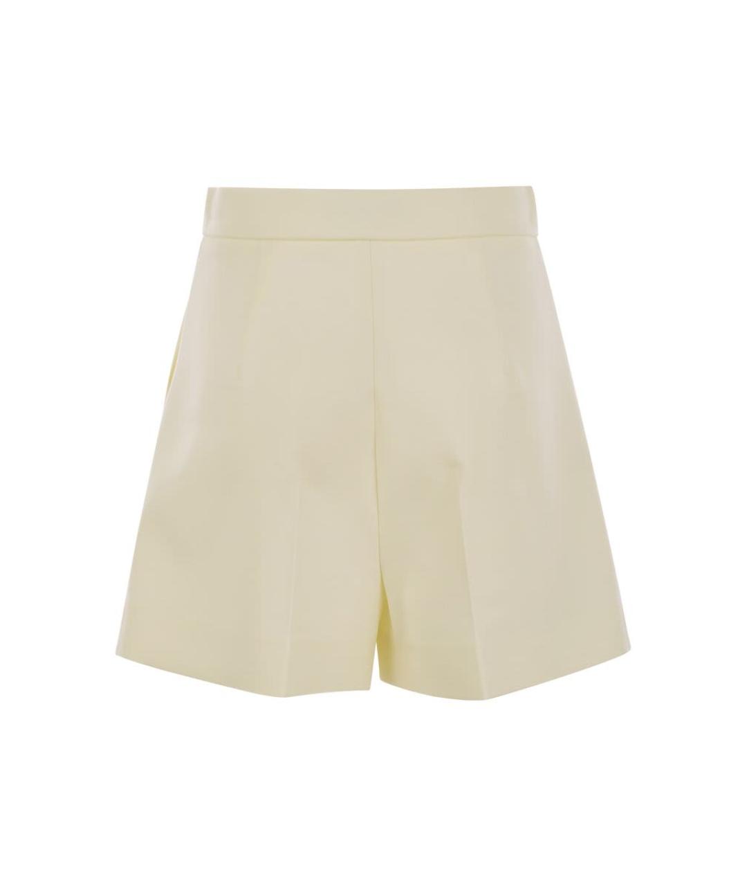 MAX MARA Бежевые шерстяные шорты, фото 2