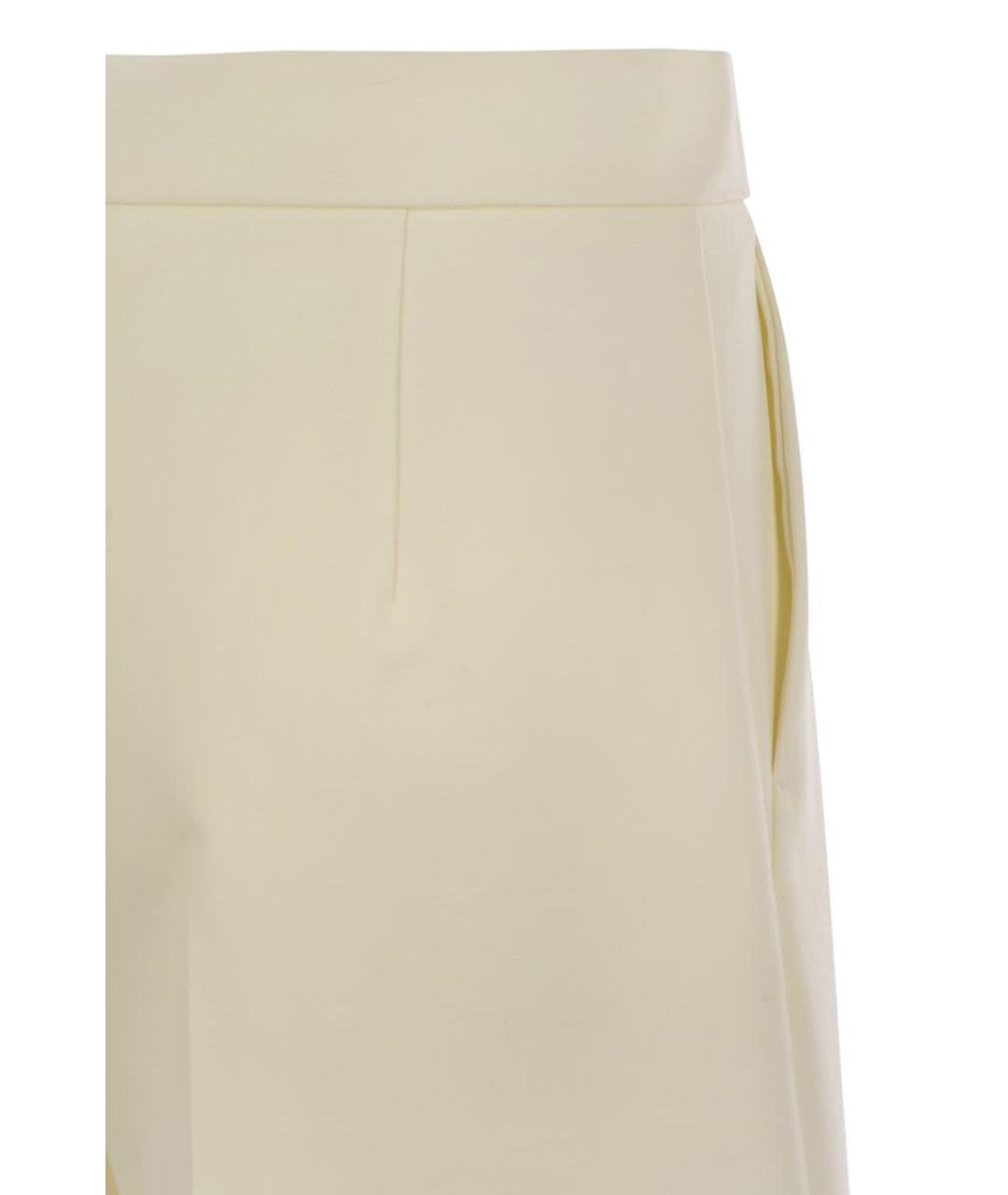 MAX MARA Бежевые шерстяные шорты, фото 4