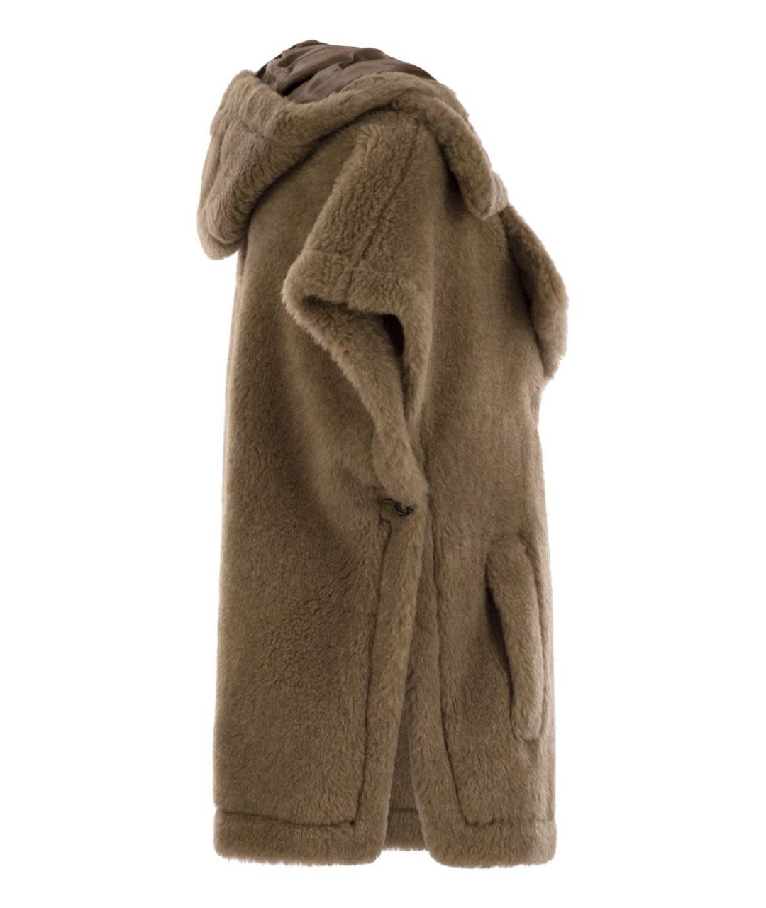 MAX MARA Коричневый шерстяной жилет, фото 3