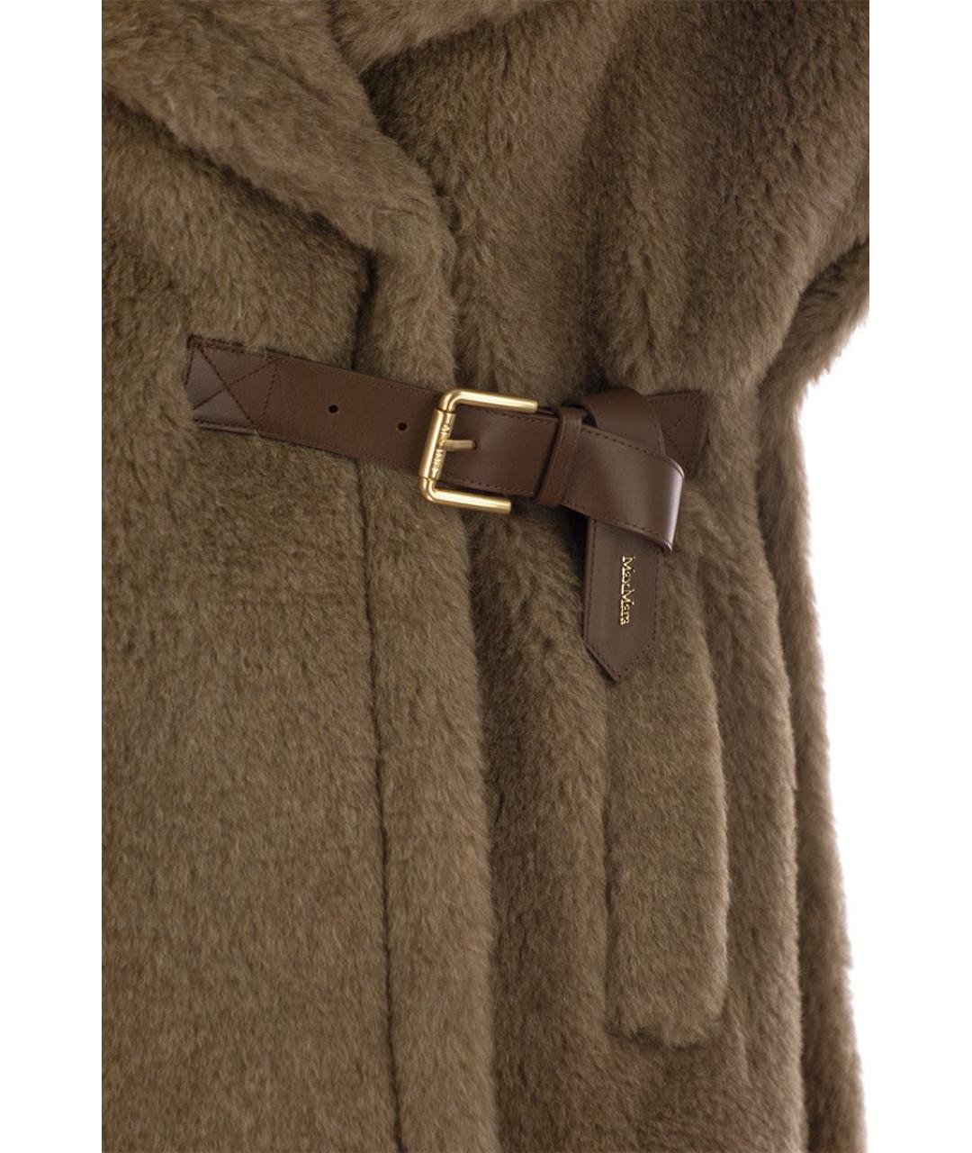 MAX MARA Коричневый шерстяной жилет, фото 4