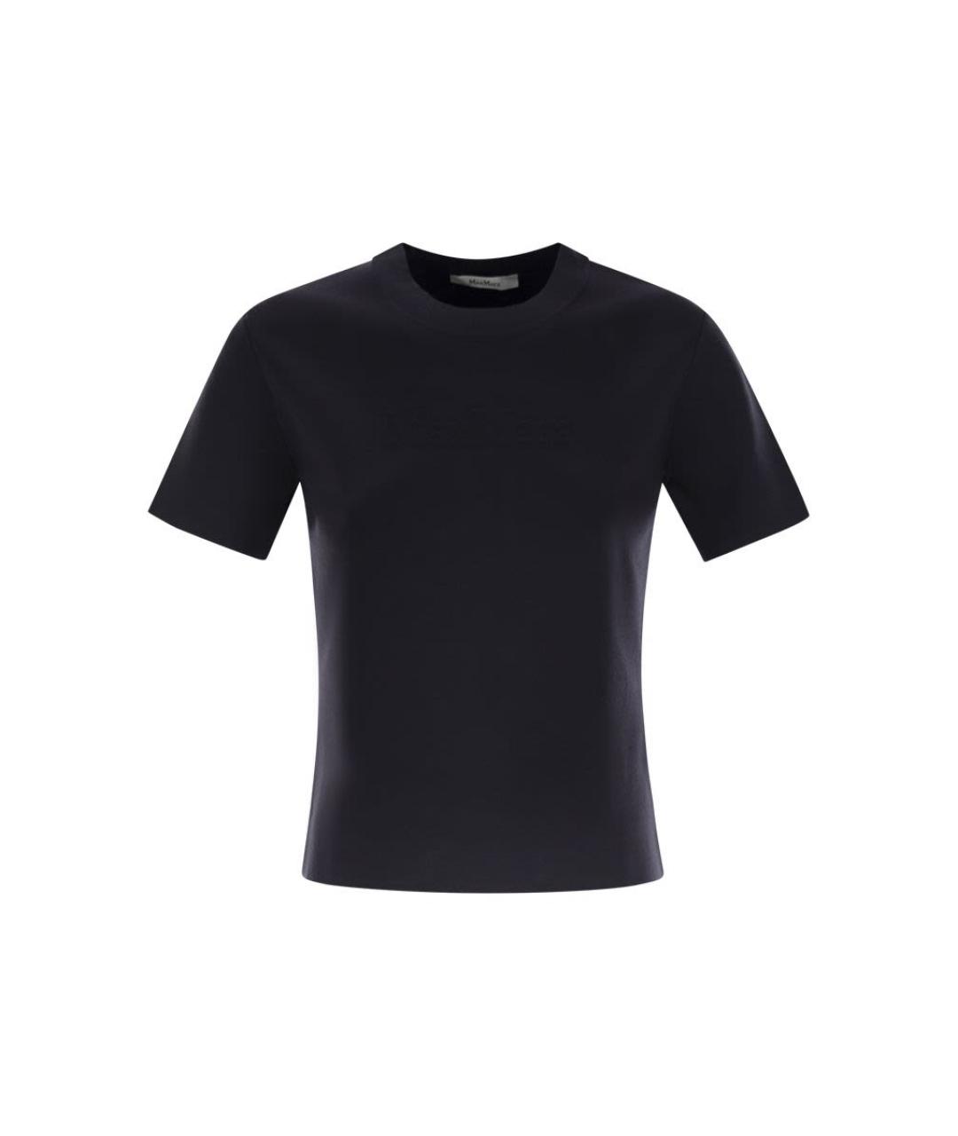 MAX MARA Темно-синий вискозный джемпер / свитер, фото 1