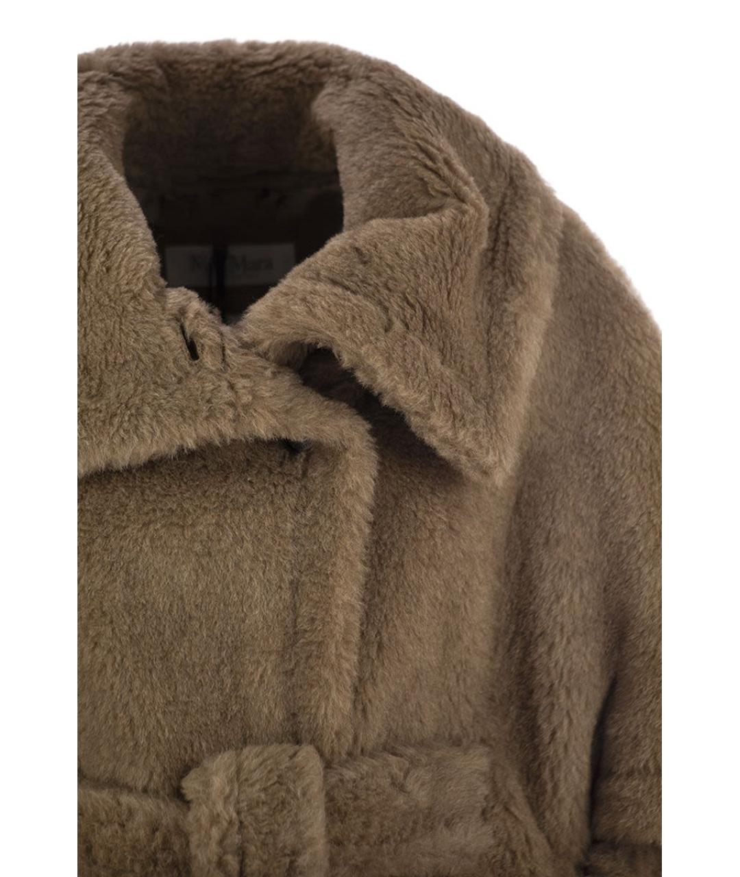 MAX MARA Коричневая шерстяная куртка, фото 4