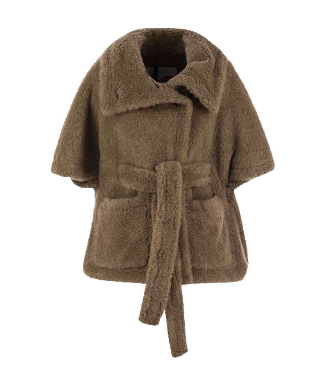 MAX MARA Коричневая шерстяная куртка, фото 1
