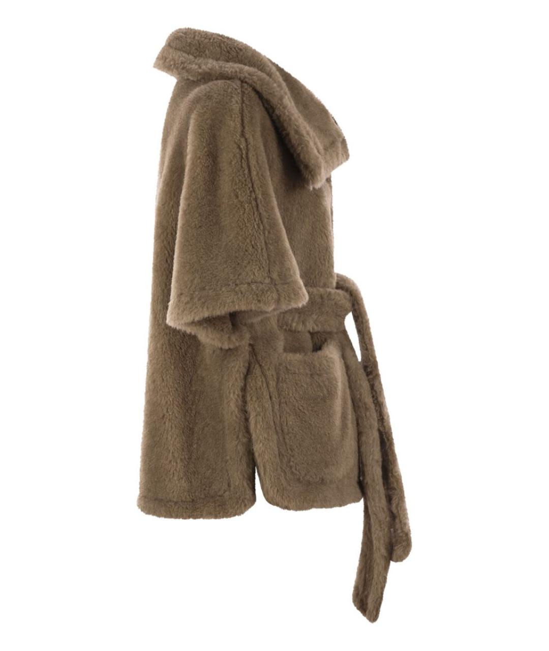 MAX MARA Коричневая шерстяная куртка, фото 3