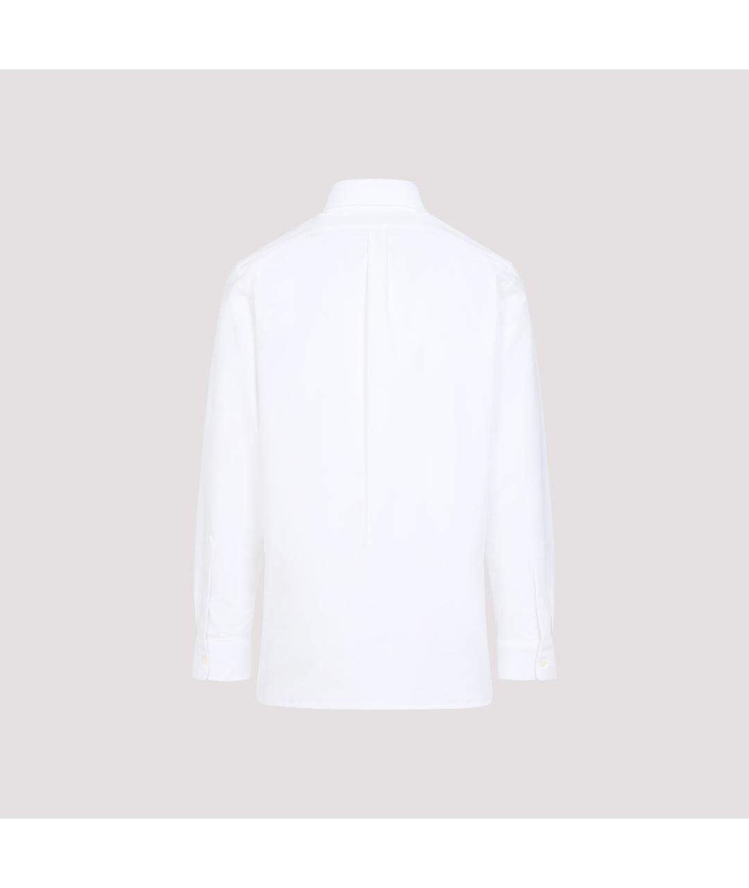 GIVENCHY Белая хлопковая кэжуал рубашка, фото 2