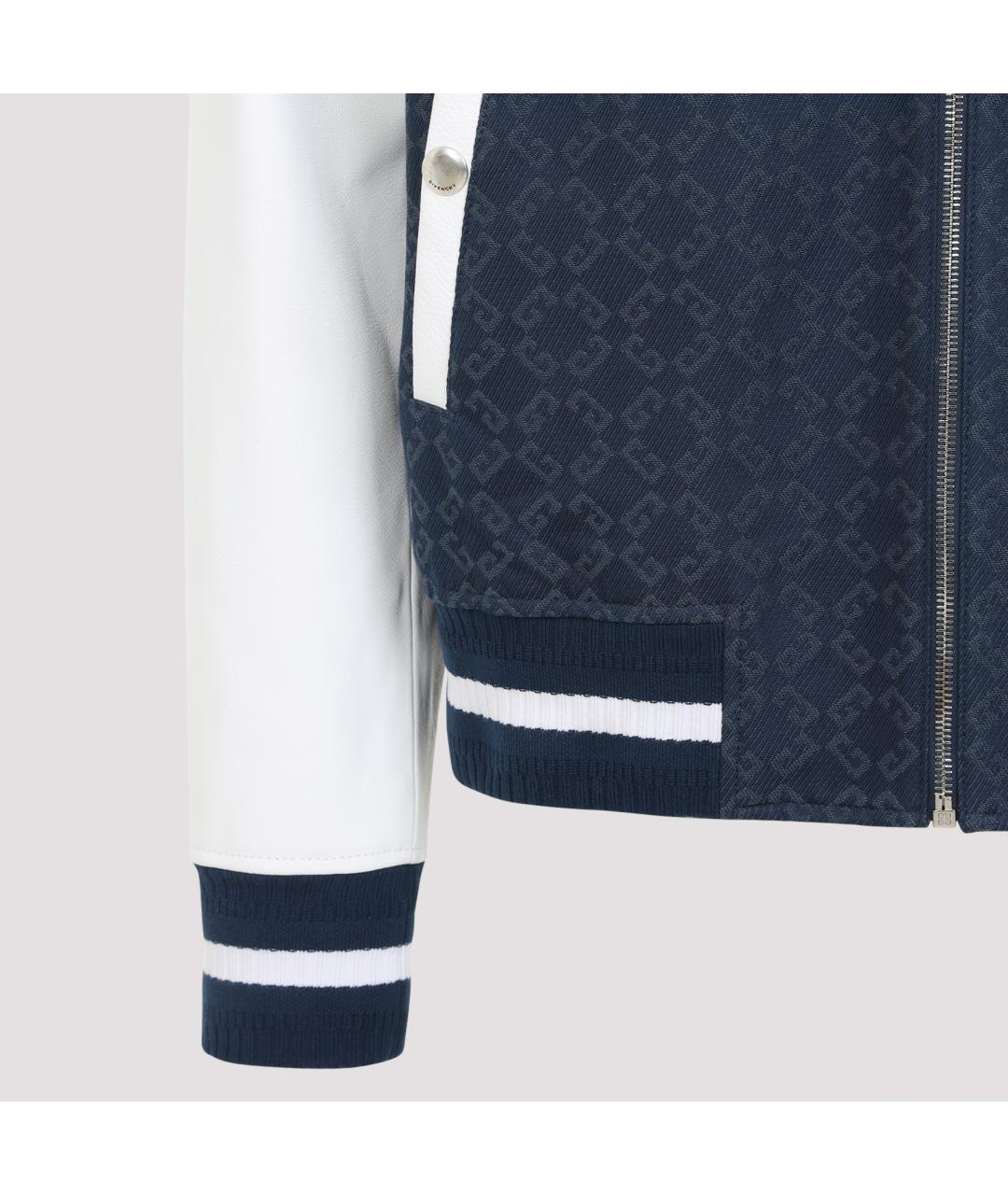 GIVENCHY Темно-синяя полиэстеровая куртка, фото 4