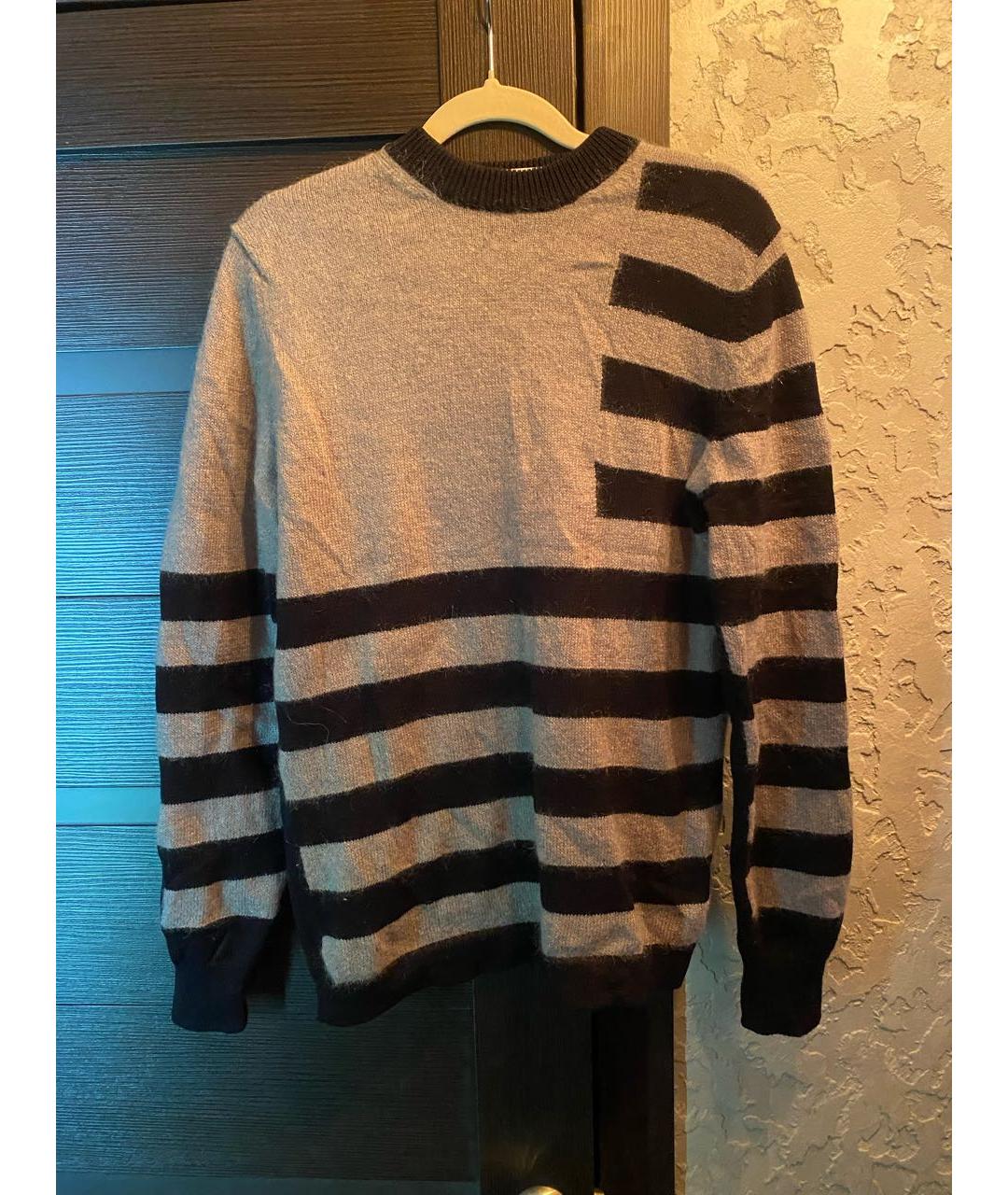 GIVENCHY Темно-синий шерстяной джемпер / свитер, фото 5