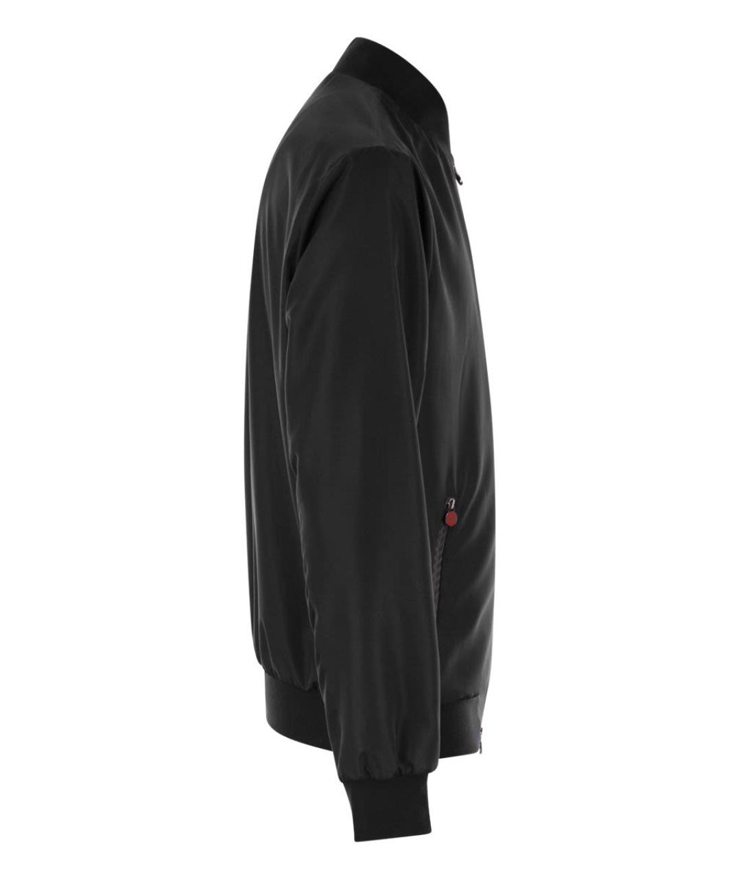 KITON Черная полиэстеровая куртка, фото 3
