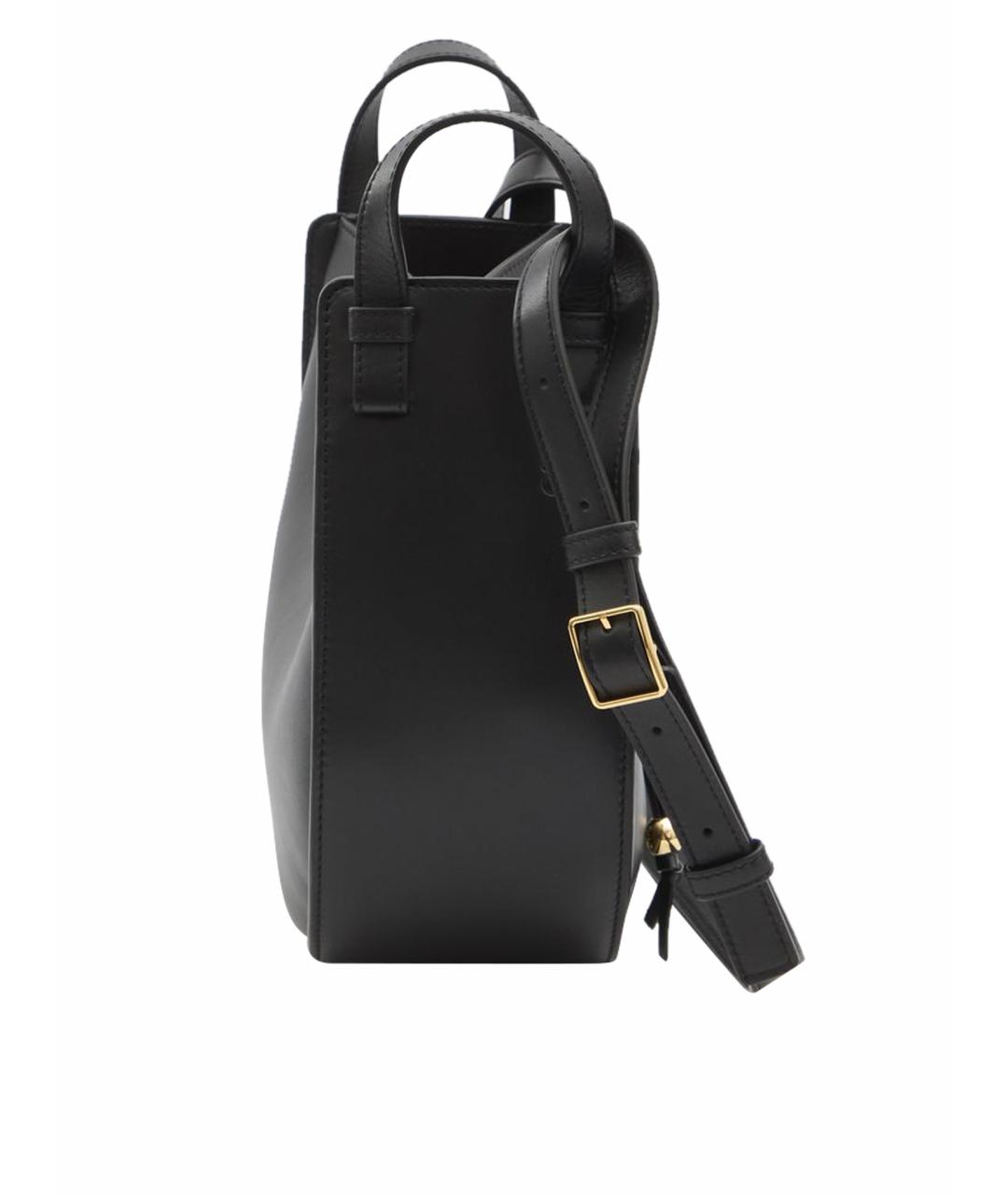 LOEWE Черная кожаная сумка тоут, фото 1