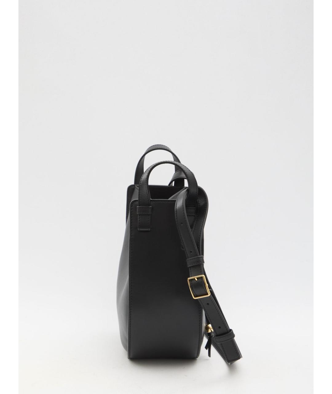 LOEWE Черная кожаная сумка тоут, фото 5
