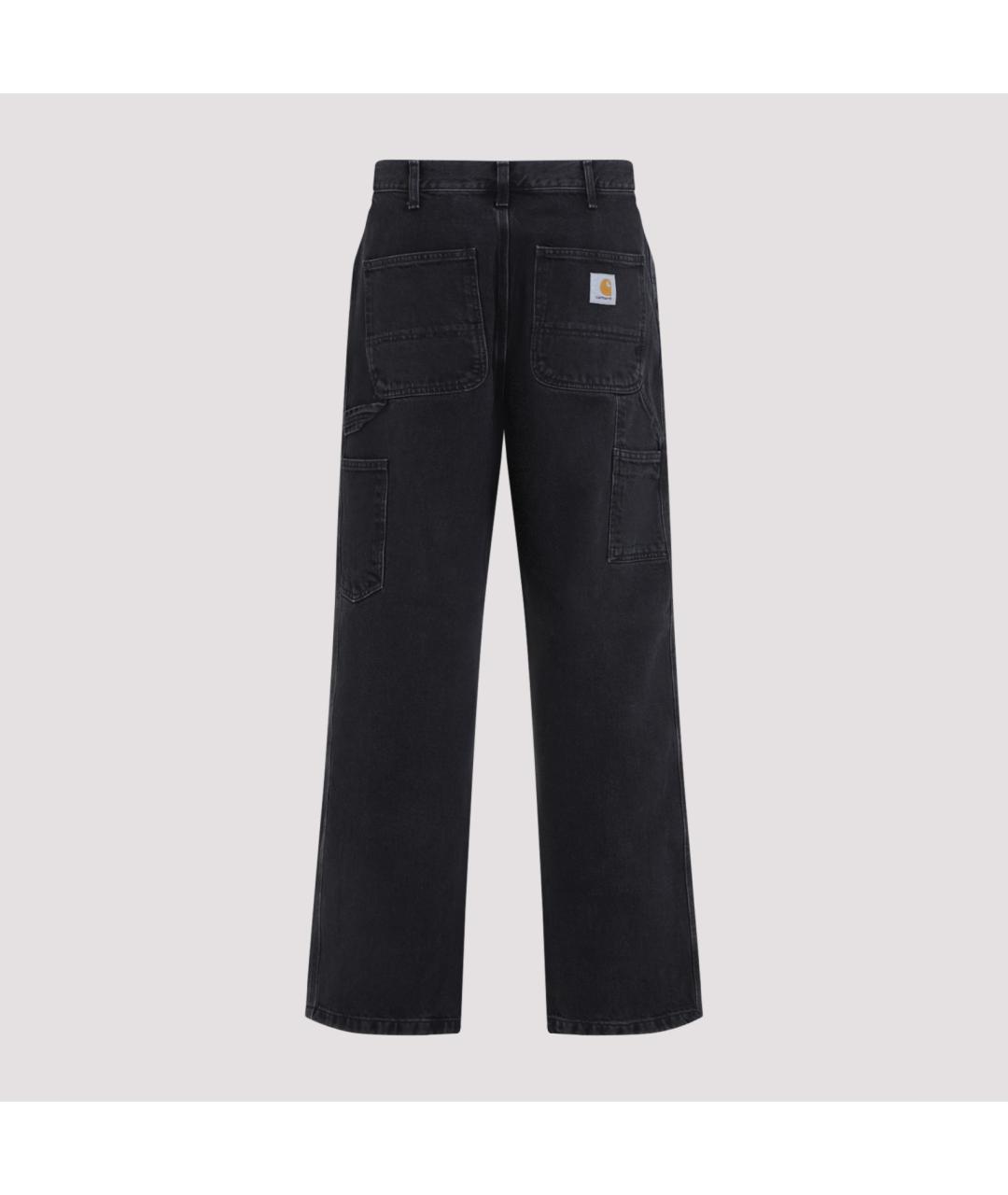 CARHARTT WIP Черные хлопковые повседневные брюки, фото 3