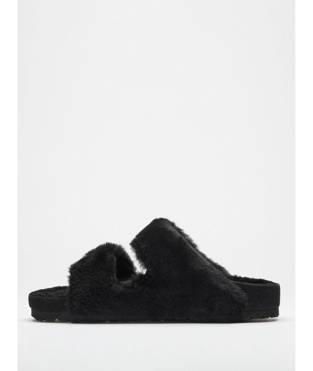BIRKENSTOCK Черные кожаные сандалии, фото 3