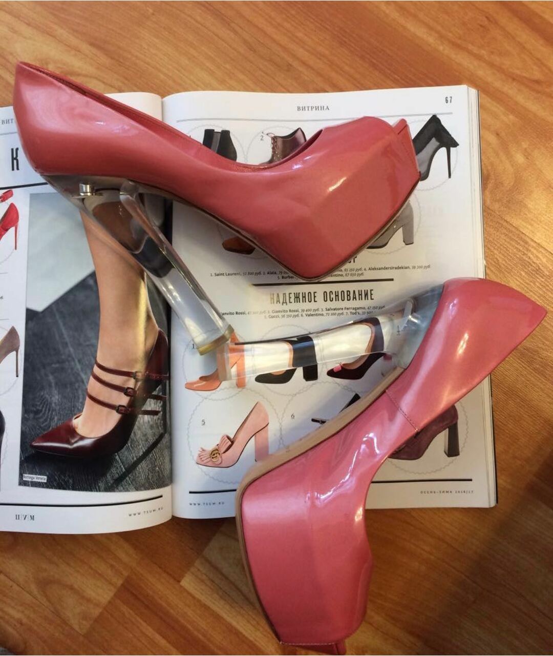 CASADEI Розовые кожаные туфли, фото 5