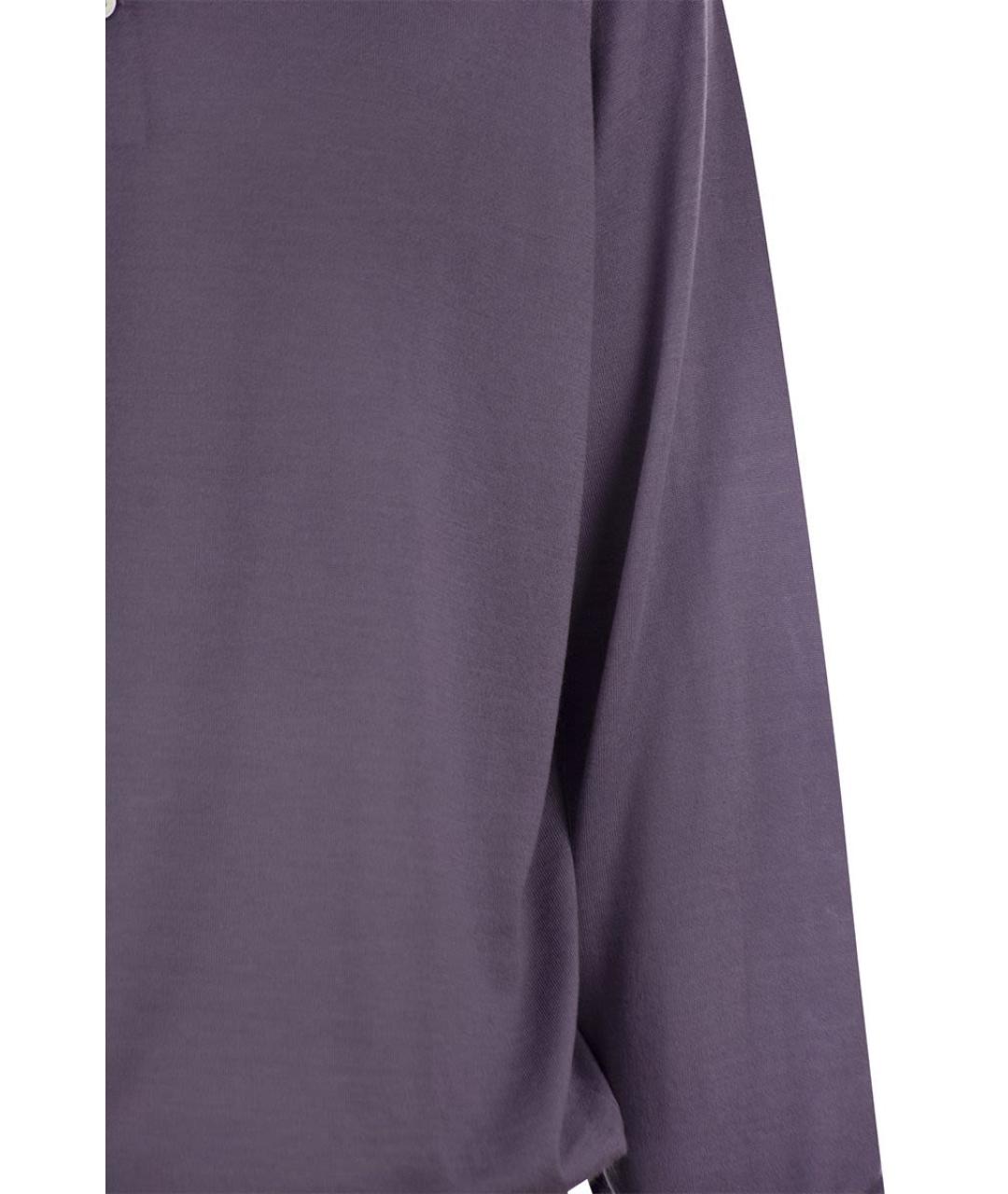 BRUNELLO CUCINELLI Фиолетовый шерстяной джемпер / свитер, фото 4