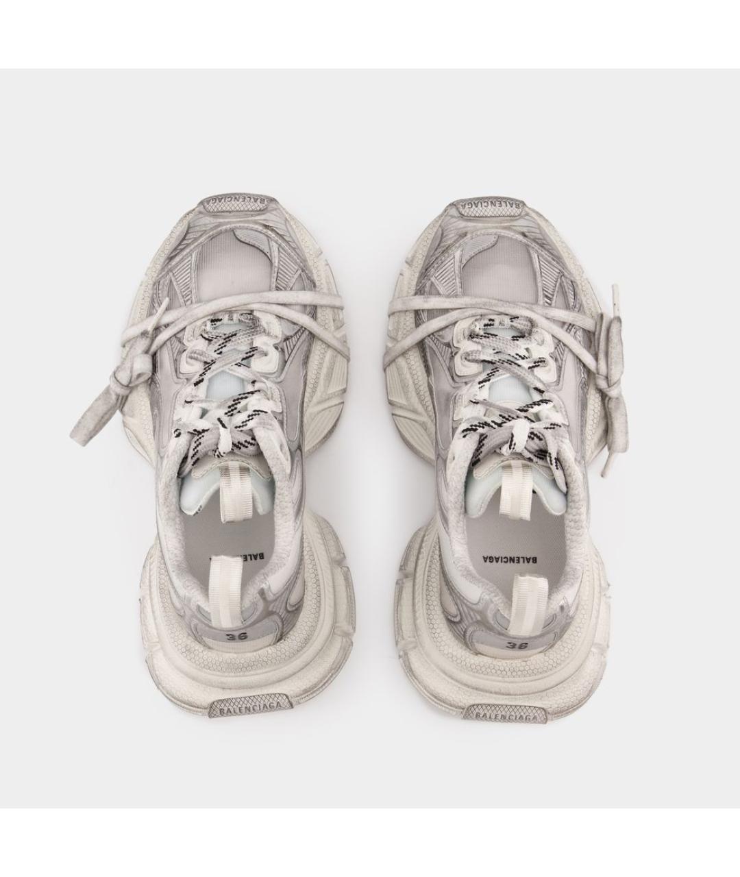 BALENCIAGA Бежевые кроссовки, фото 4