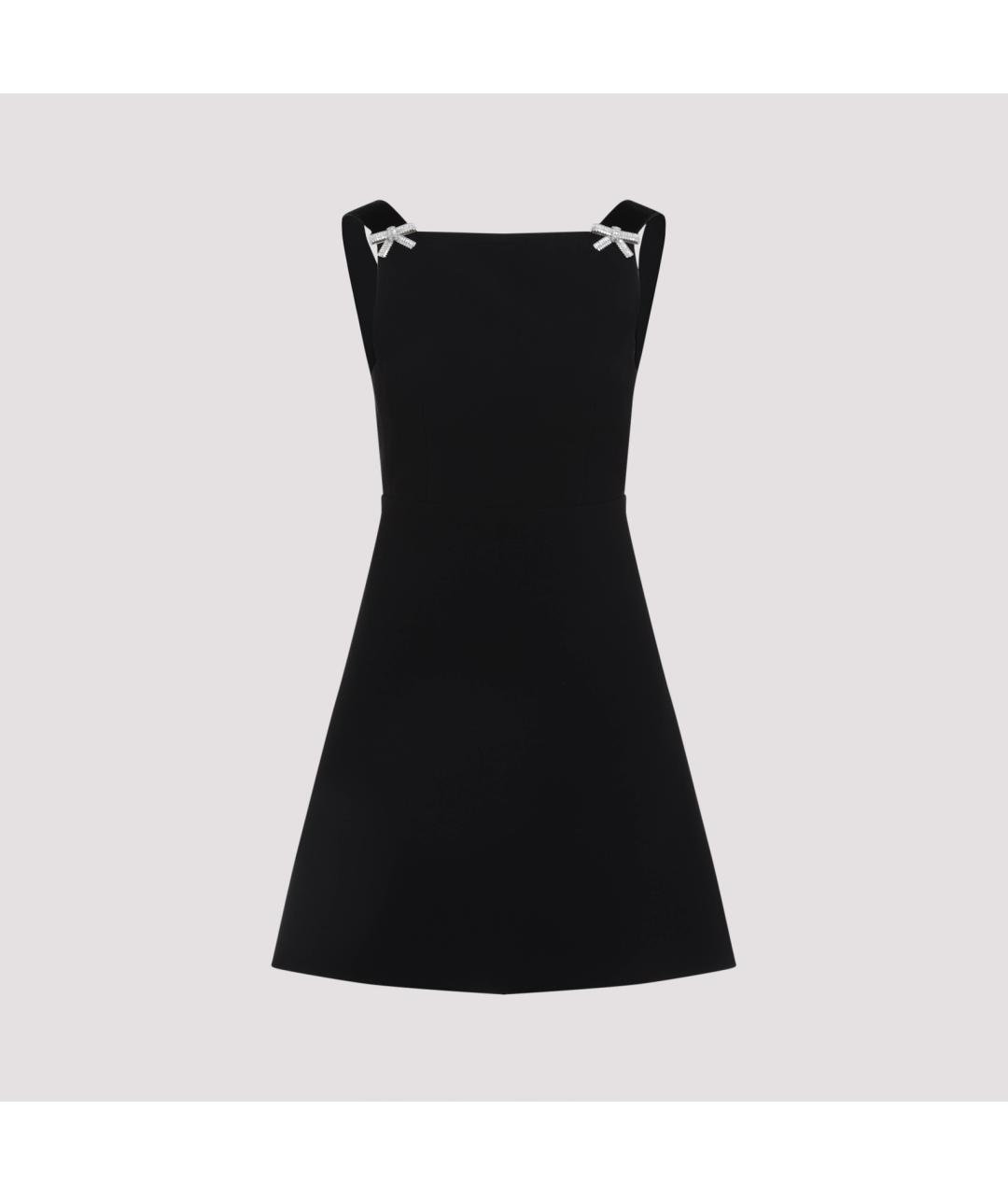 PRADA Черное вискозное вечернее платье, фото 2