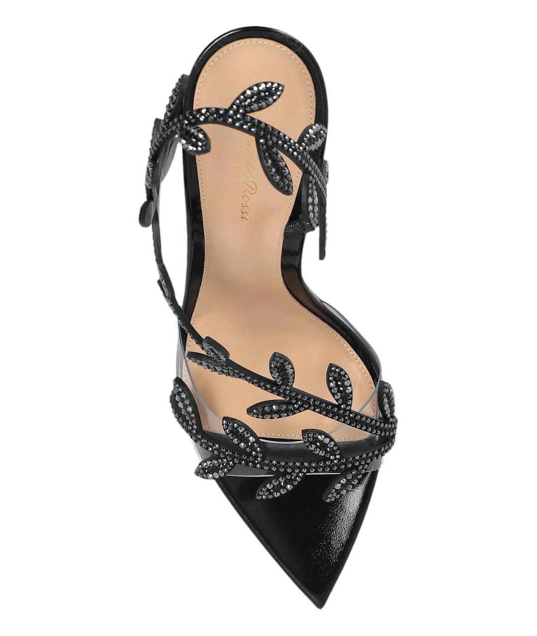 GIANVITO ROSSI Черные босоножки, фото 4