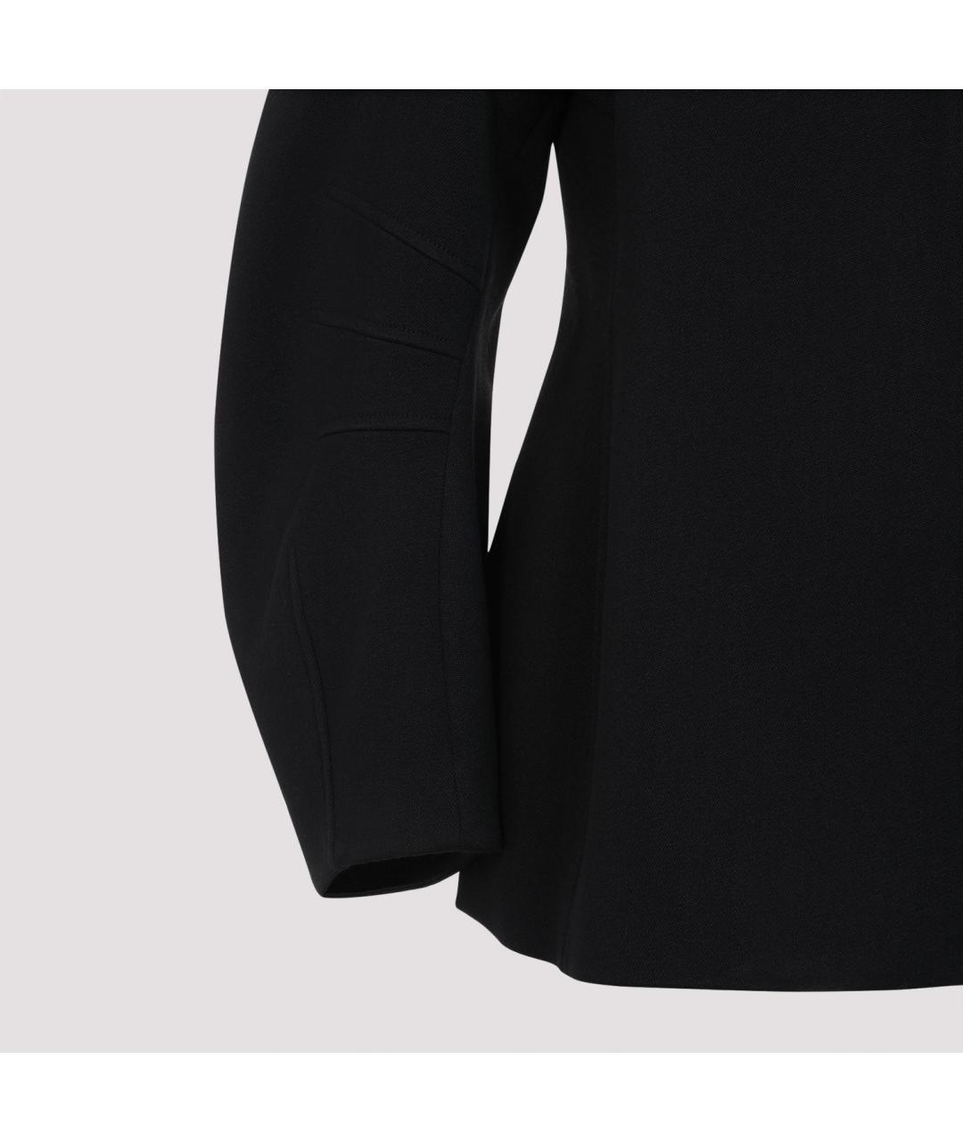 JIL SANDER Черная шерстяная куртка, фото 5