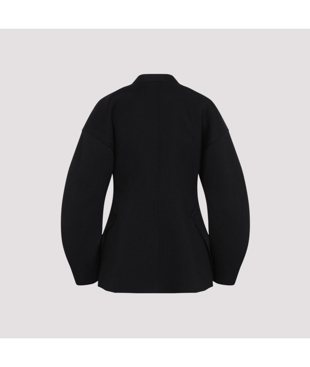 JIL SANDER Черная шерстяная куртка, фото 3