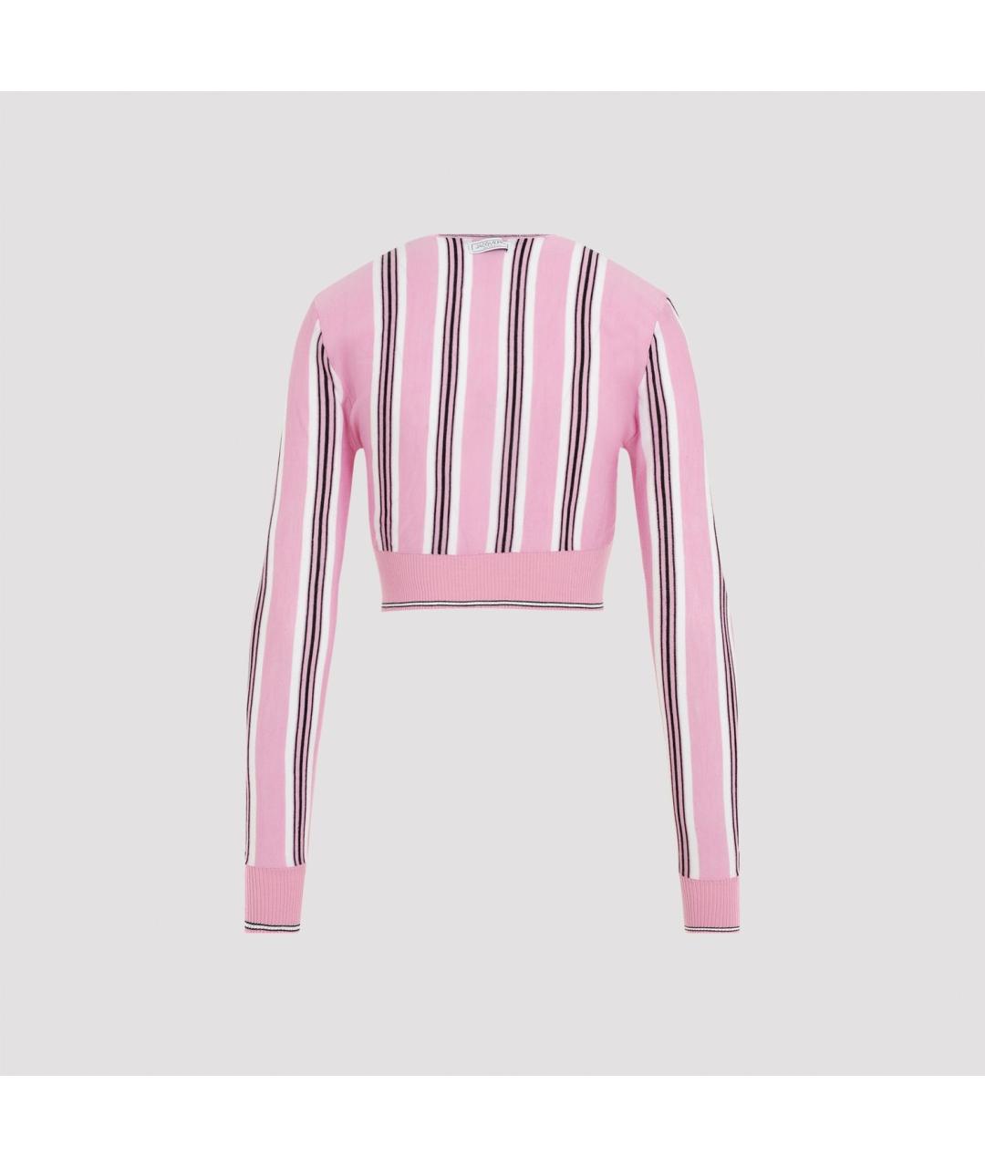 JACQUEMUS Розовый шерстяной кардиган, фото 3