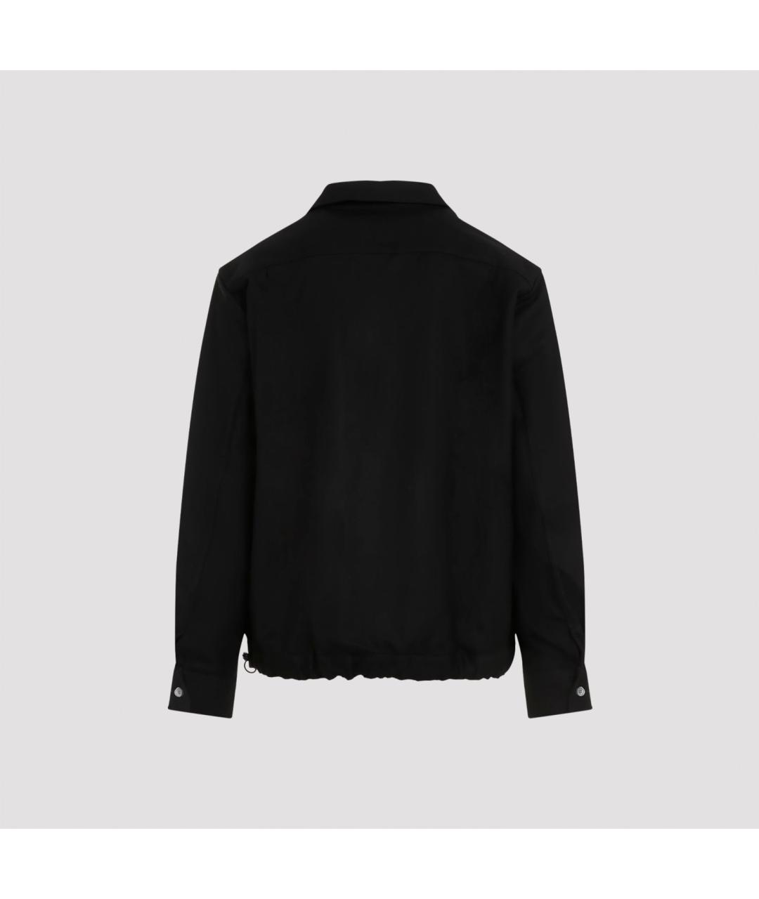GIVENCHY Черная шерстяная кэжуал рубашка, фото 3