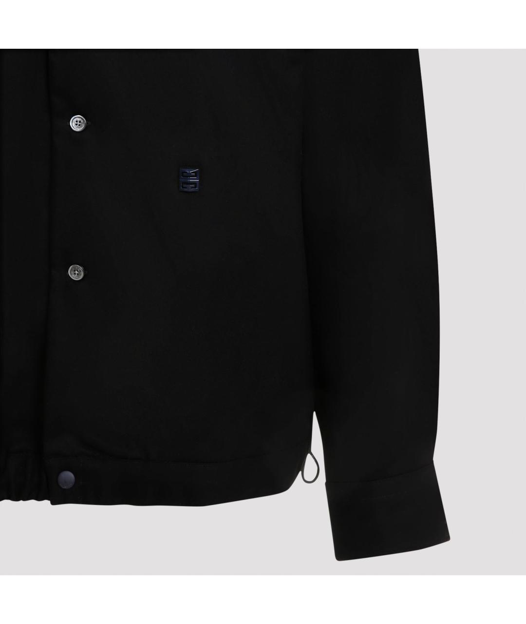 GIVENCHY Черная шерстяная кэжуал рубашка, фото 4